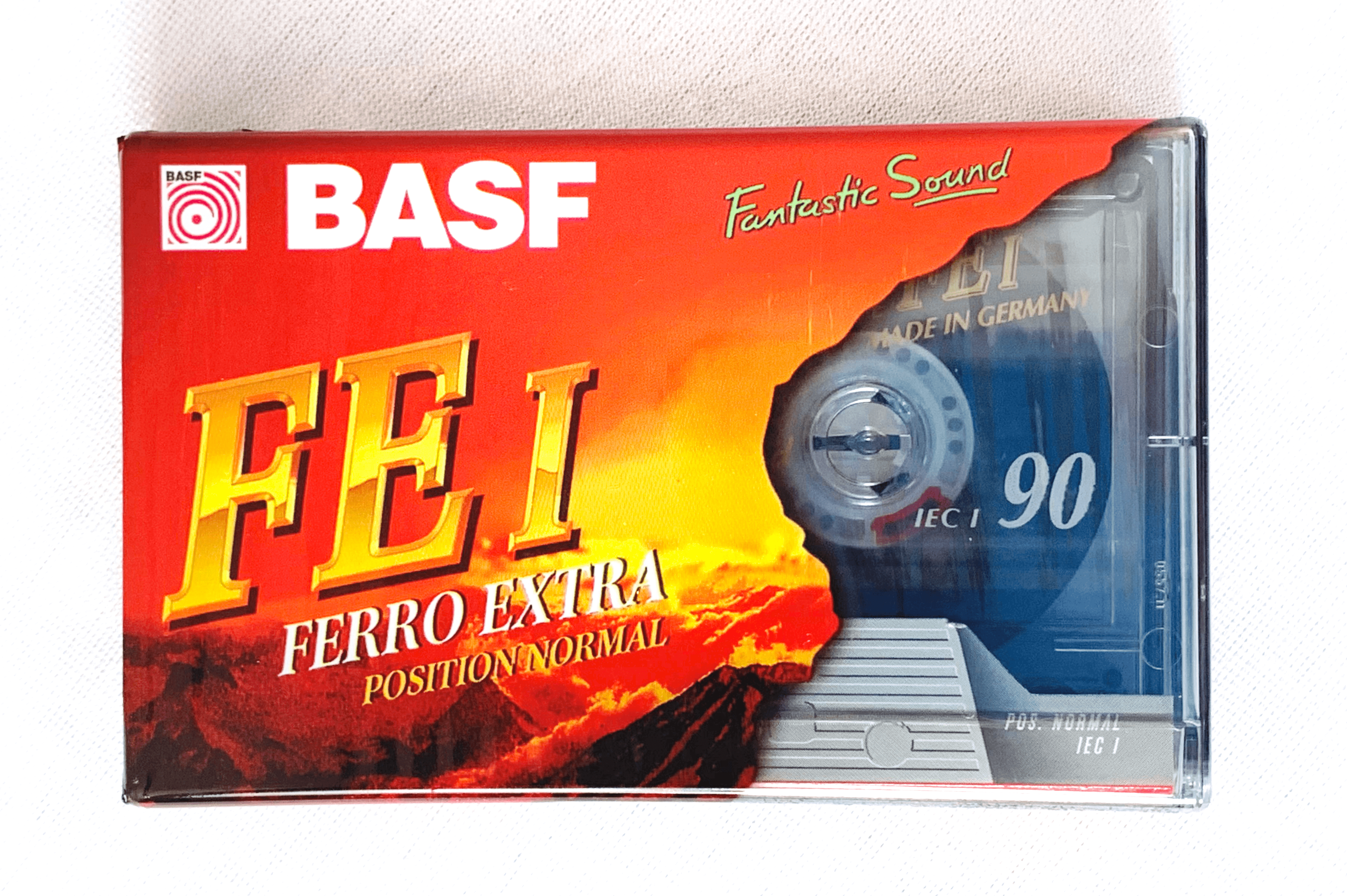 Vintage Ferro Extra BASF 2-5 paquetes I 90 minutos de cintas de cassette-Sellado De Fábrica 