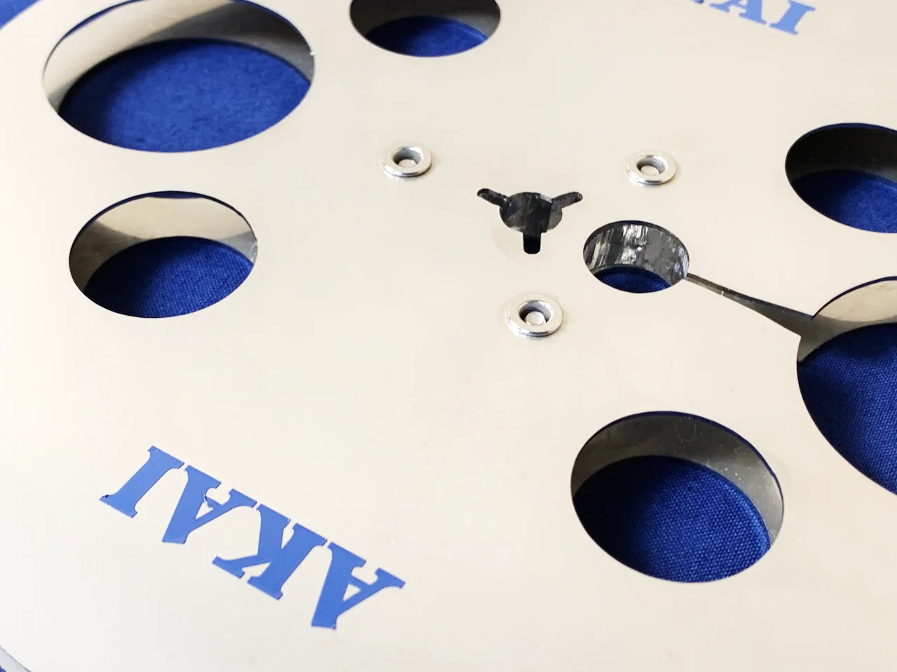 7" Akai Stainless Steel Reel empty / Take Up Spool (brand new) - Image 3