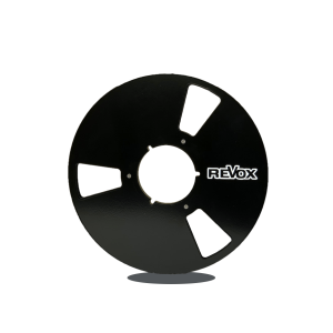 Black ReVox 10.5" Aluminium Reel empty / Take Up Spool