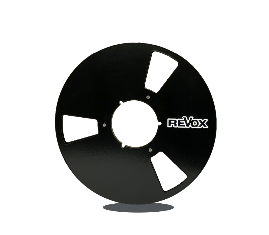 Black ReVox 10.5″ Aluminium Reel empty / Take Up Spool - Classic