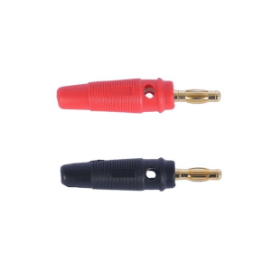 Pair of Banana Plugs (gold plated)