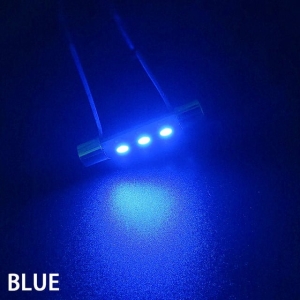 Blue 8V LED Fuse Style Lamps for Vintage Audio Receivers