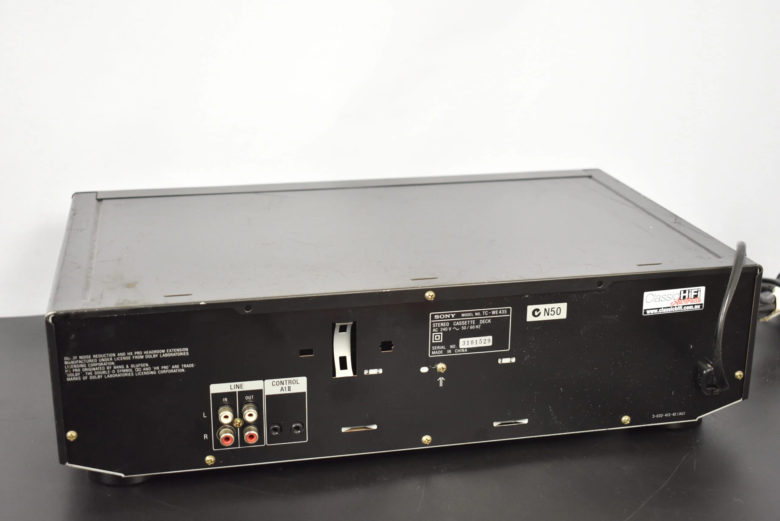 SONY TC-WE435 Double Cassette Deck (serviced) - Image 5