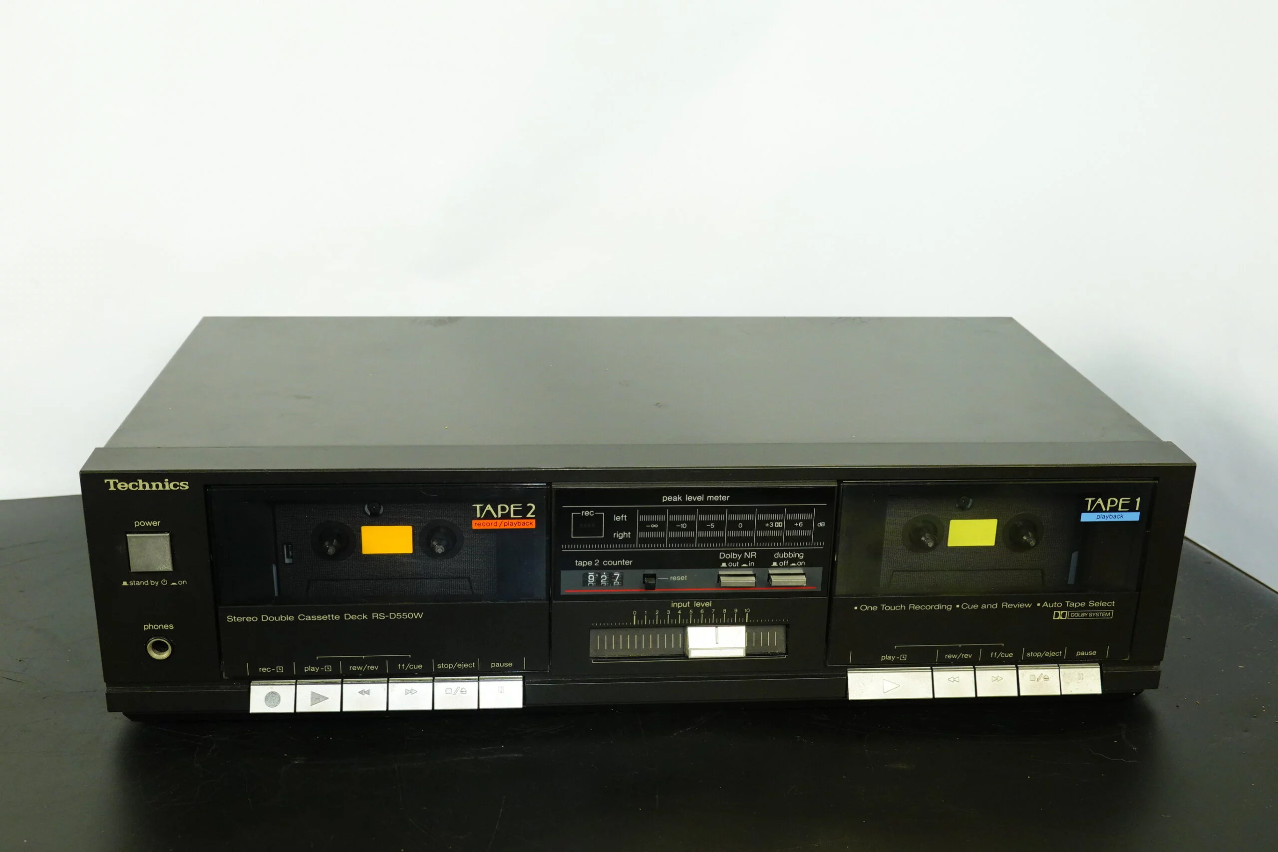 Technics RS-D550W Double Cassette Deck - Image 2