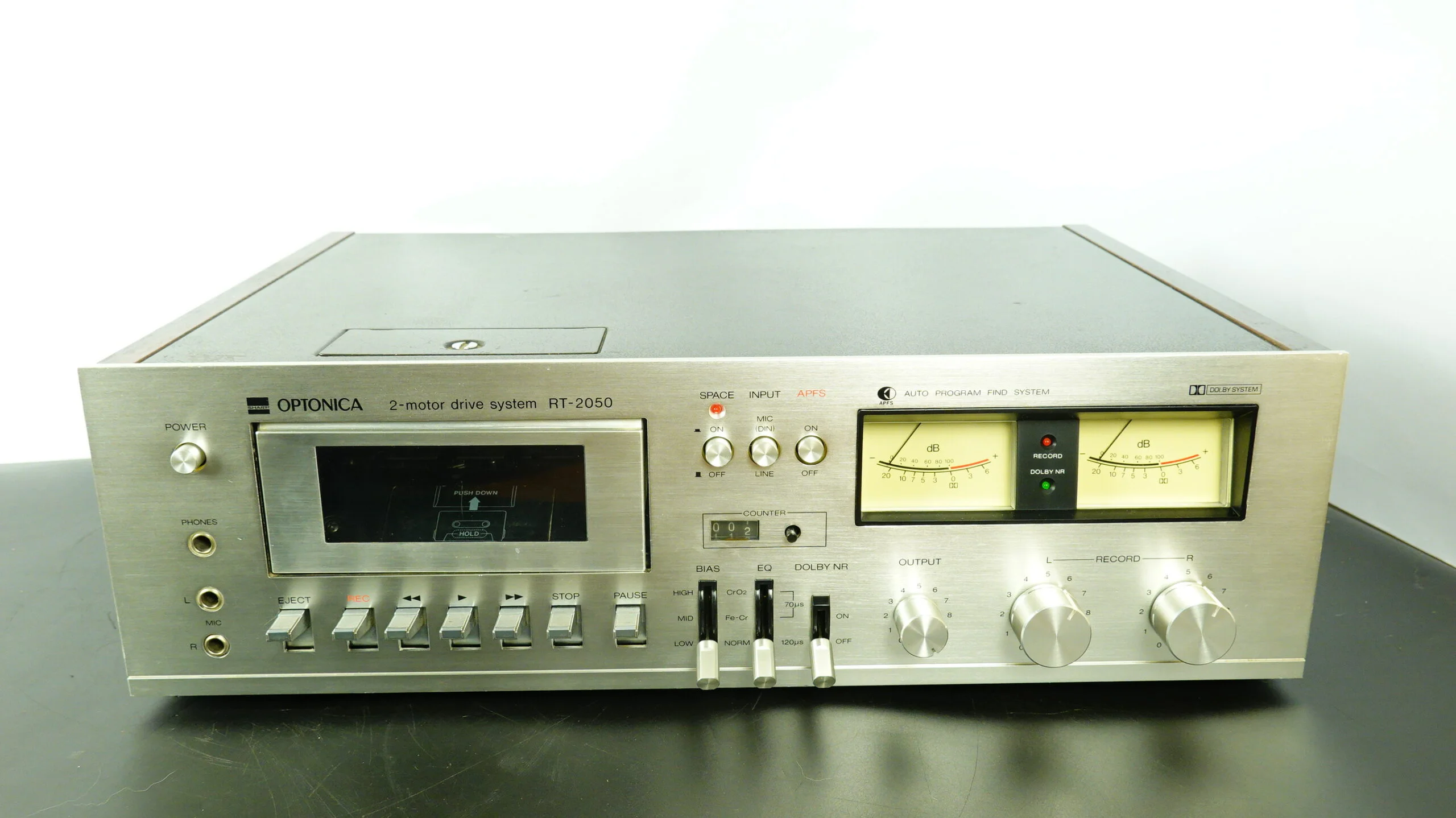 Sharp Optonica RT-2050 Cassette Deck (serviced) - Image 2