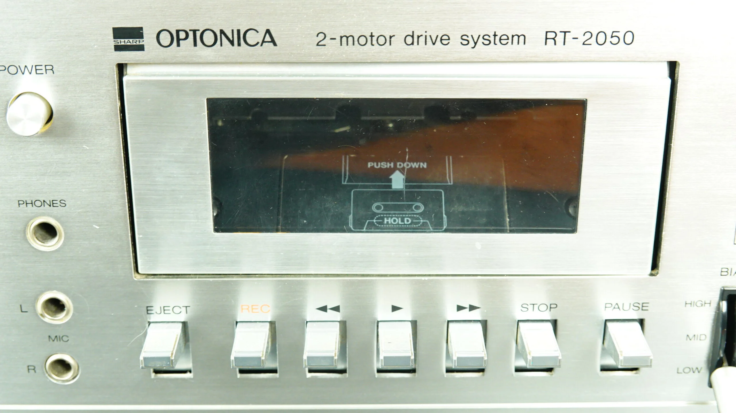 Sharp Optonica RT-2050 Cassette Deck (serviced) - Image 4