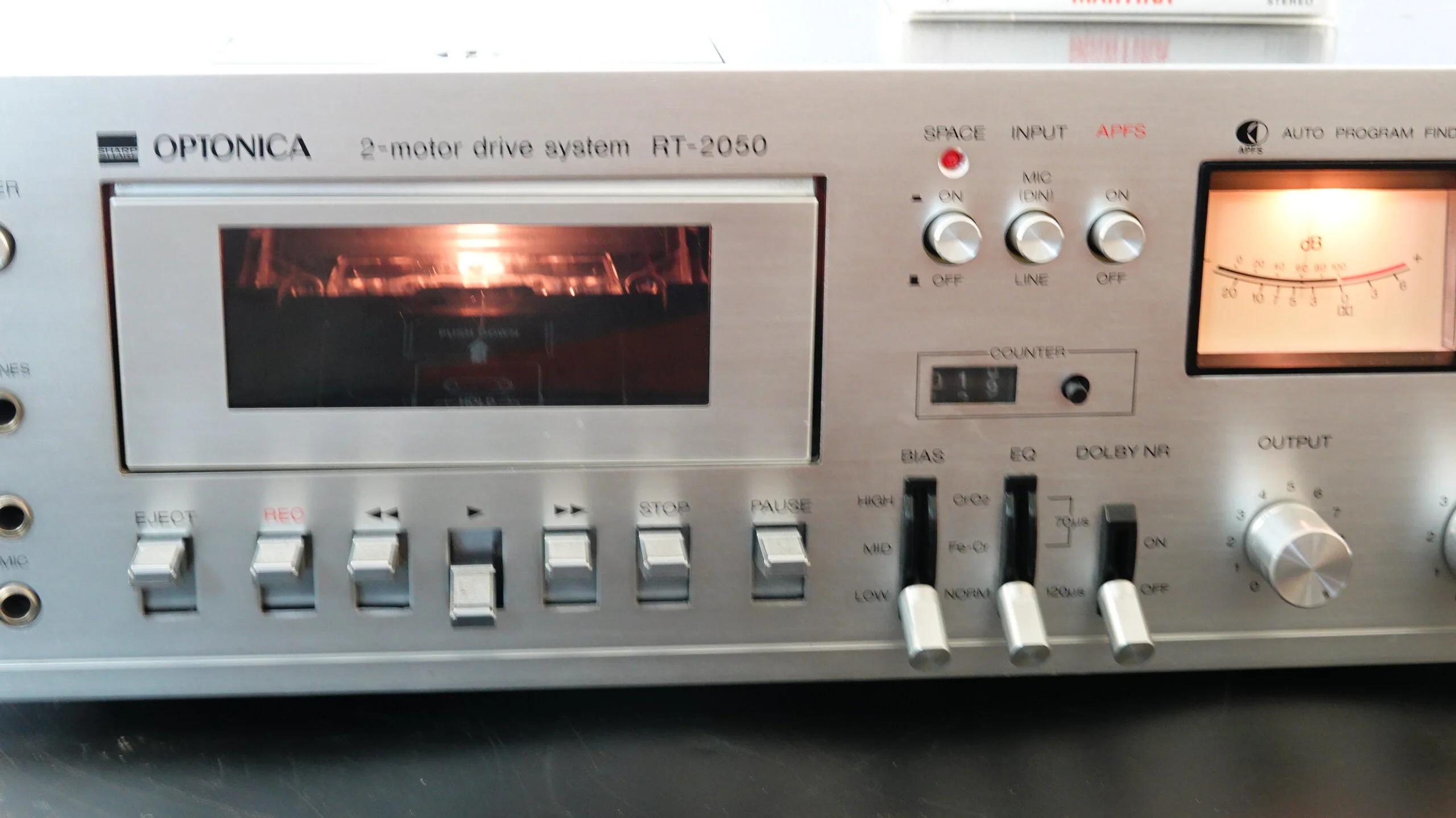 Sharp Optonica RT-2050 Cassette Deck (serviced) - Image 7