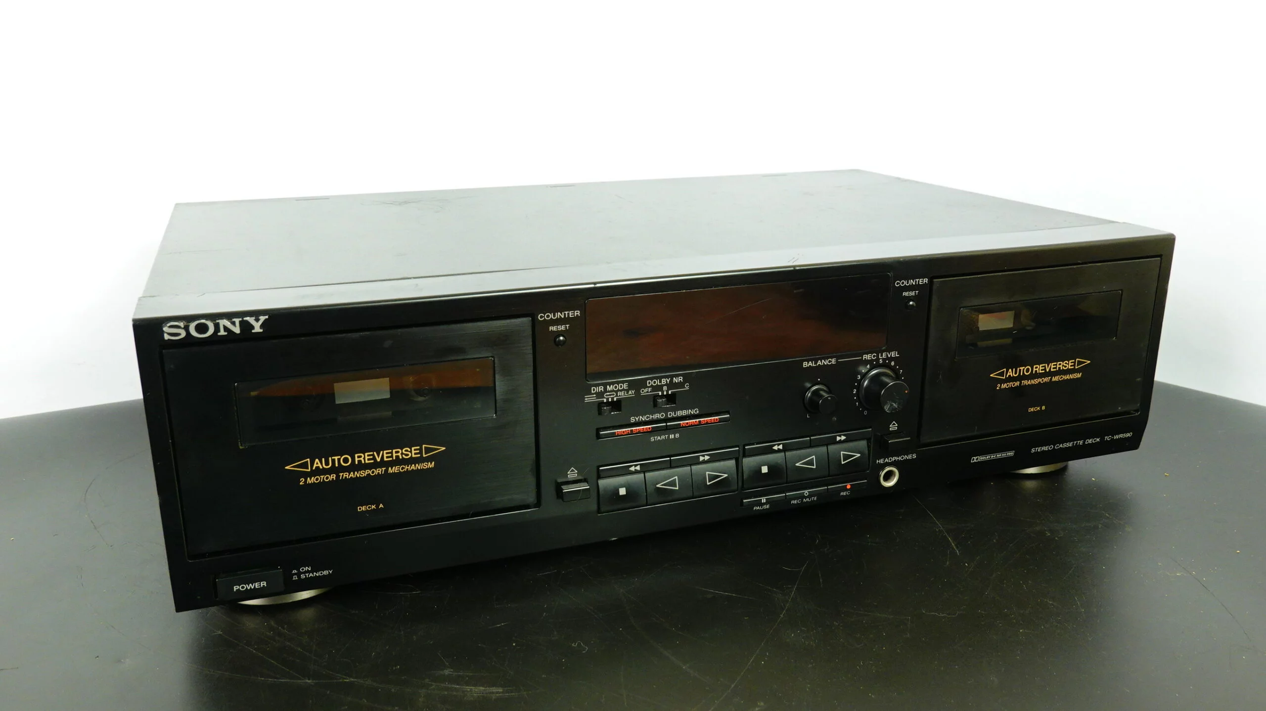 SONY TC-WR590 Double Cassette Deck (serviced)
