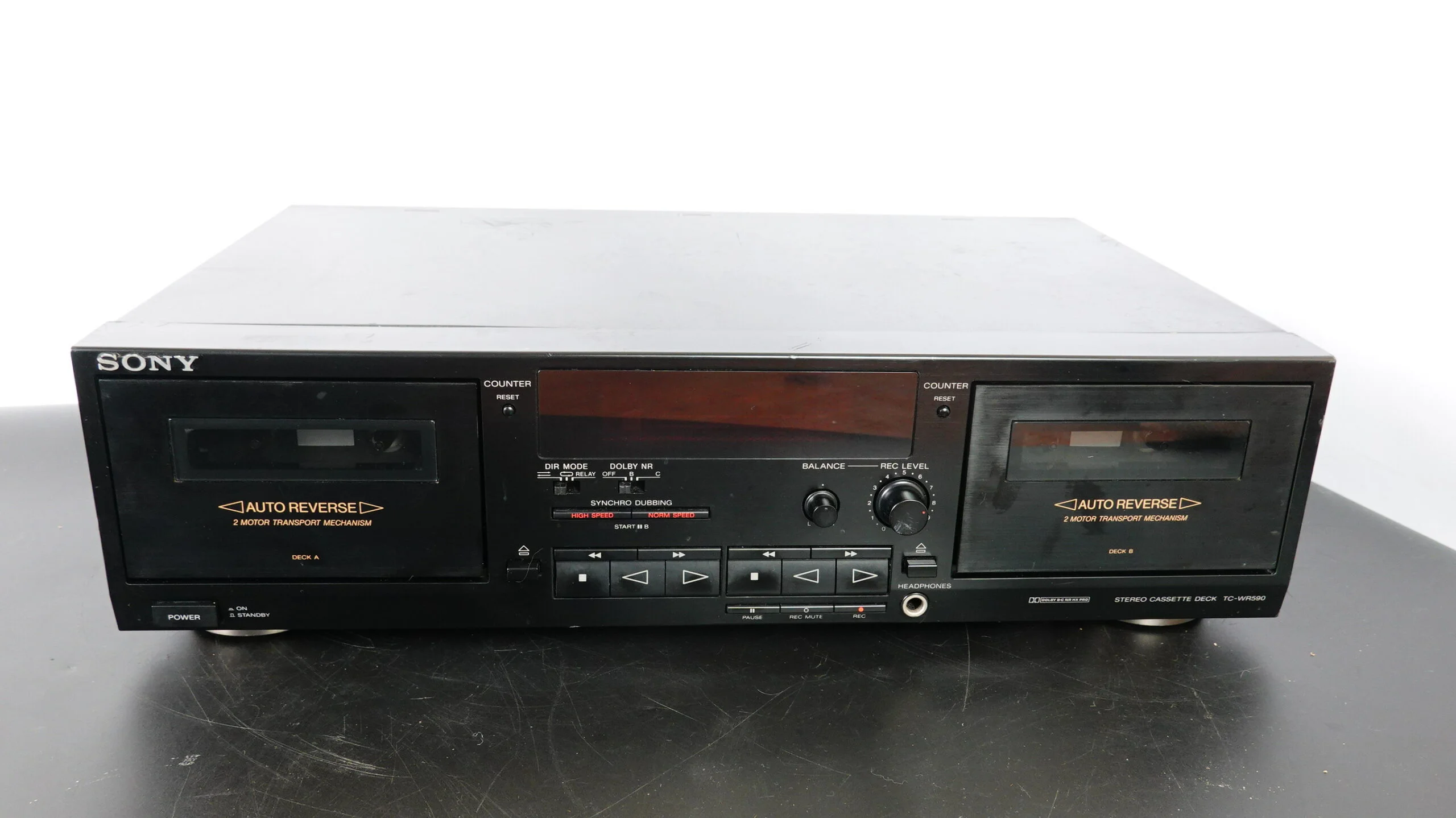 SONY TC-WR590 Double Cassette Deck (serviced) - Image 2