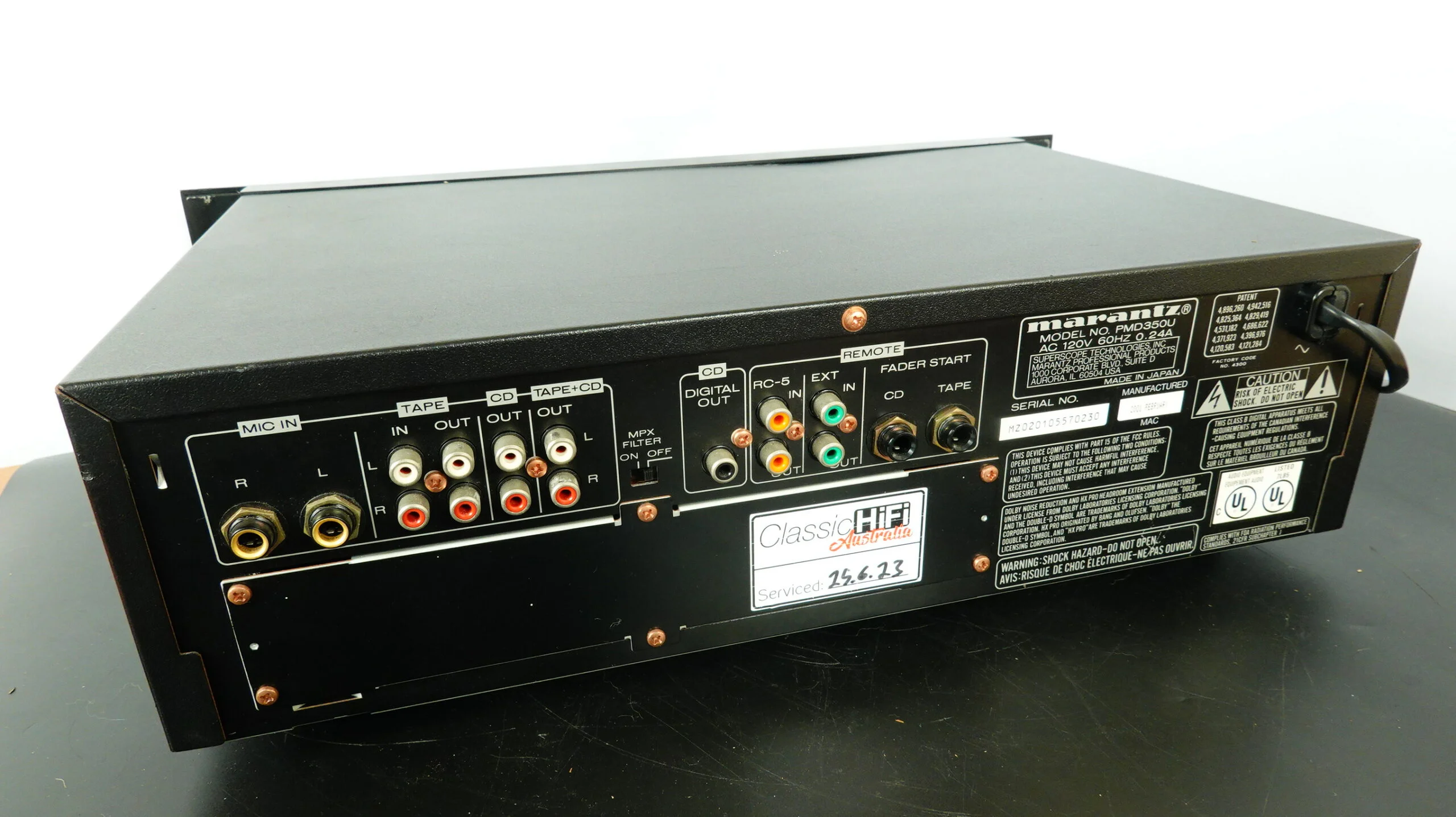 Marantz PMD-350 Cassette / CD Combo – Classic HiFi.com.au
