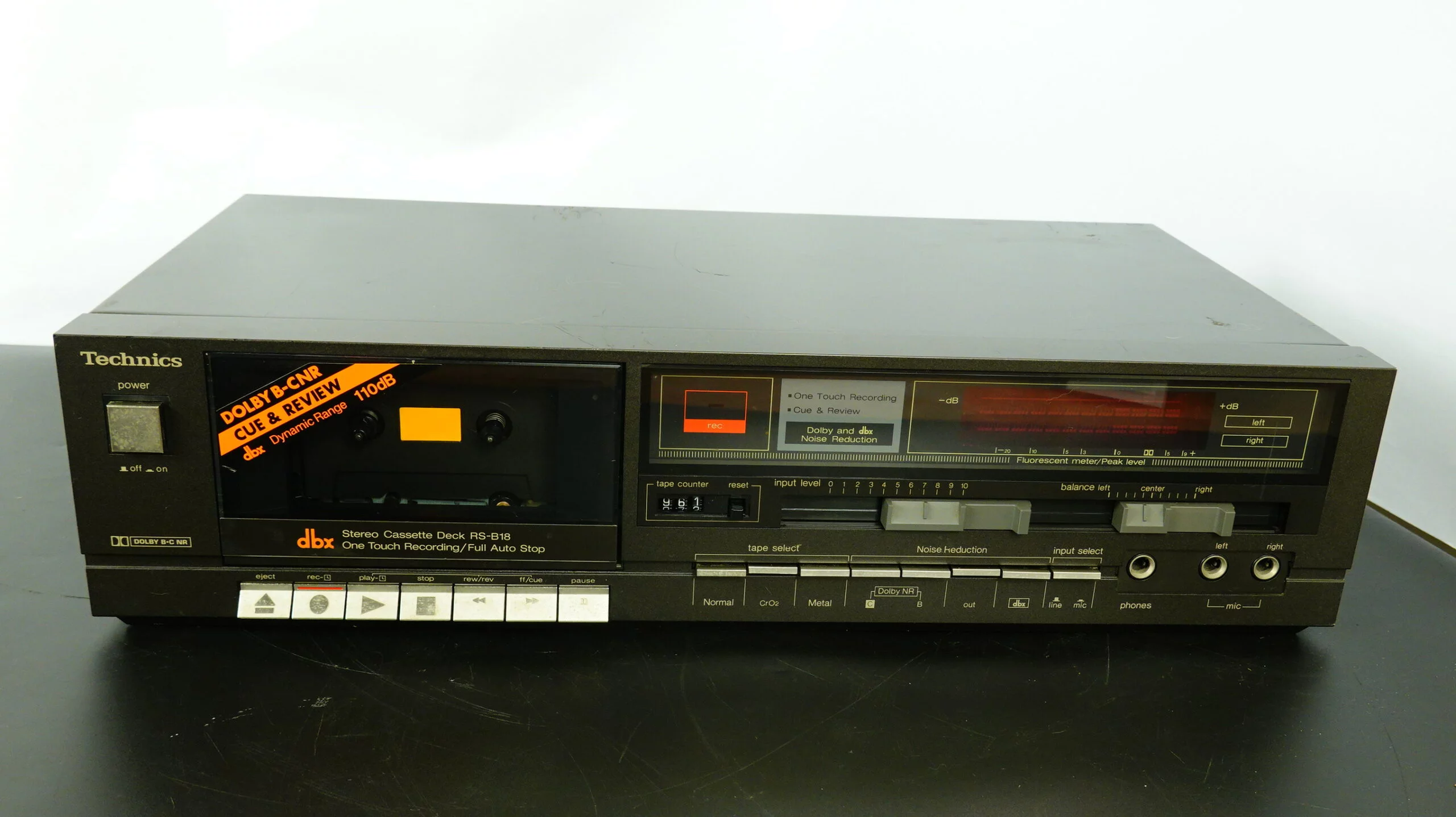 Technics RS-B18 Cassette Deck (serviced) - Image 2