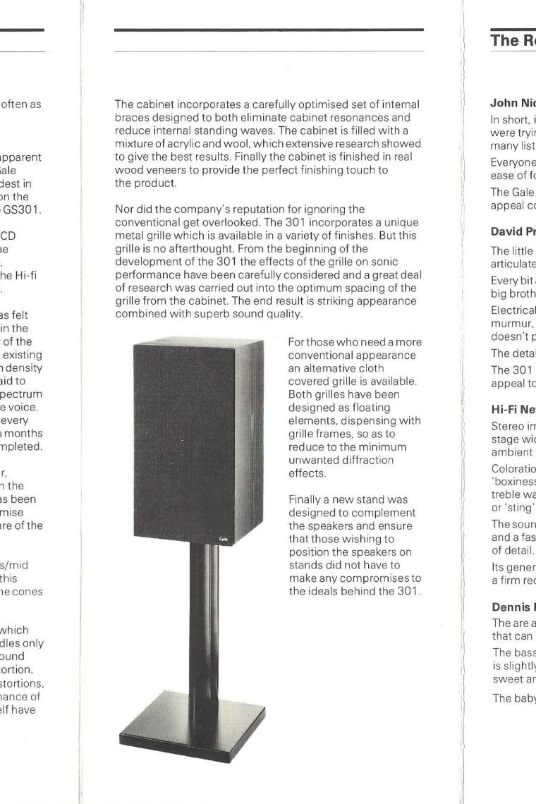 Gale GS301 Tall Bookshelf Speakers - Image 6
