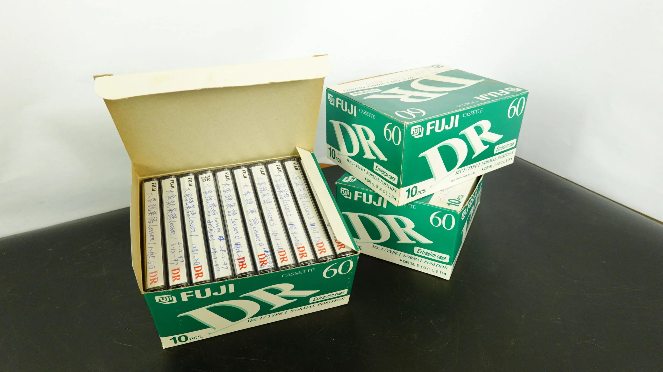 Fuji DR60 Type I Tapes (used) - Pack of 10 - Image 2