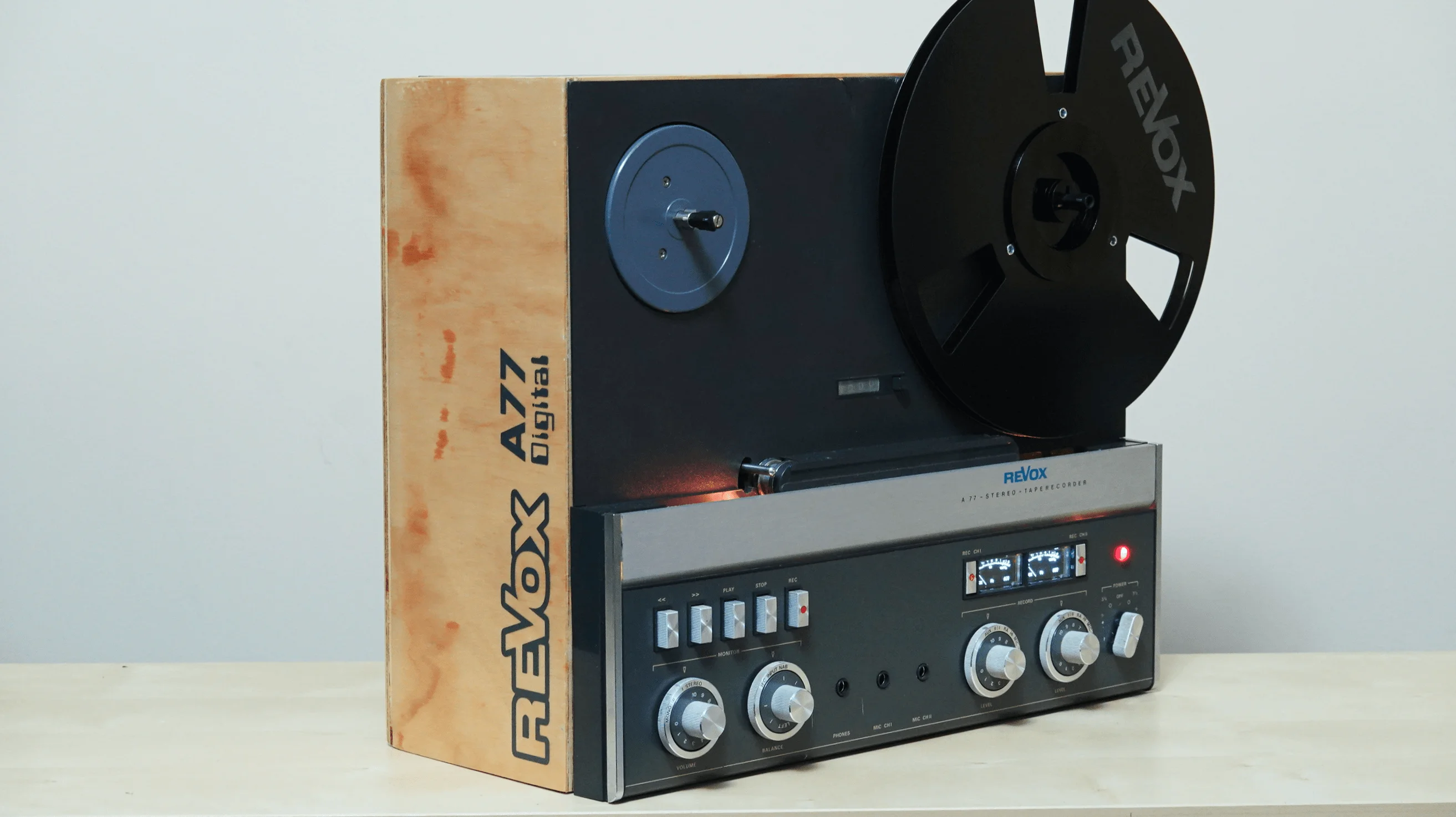 ReVox A77 10.5" 4-Track Reel to Reel (serviced + acessories) - Image 2