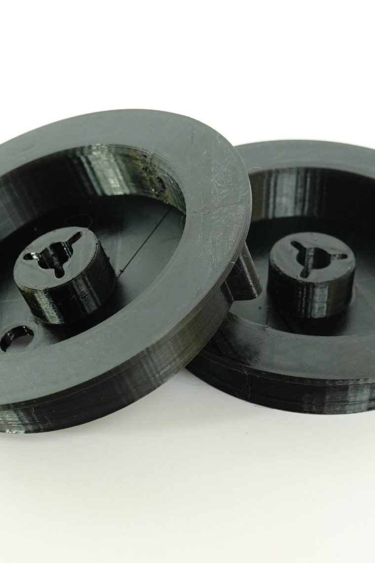 TEAC / AKAI NAB HUB Adapters 1/2" Size (black)