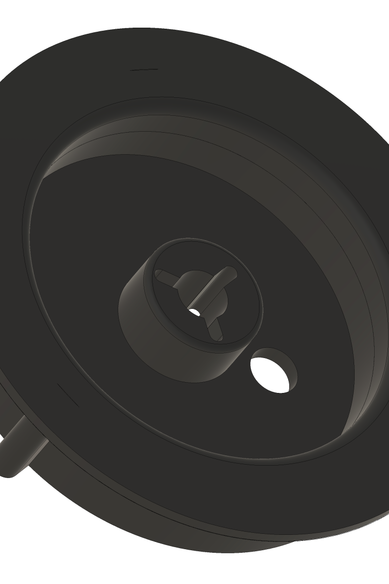 TEAC / AKAI NAB HUB Adapters 1/2" Size (black) - Image 3