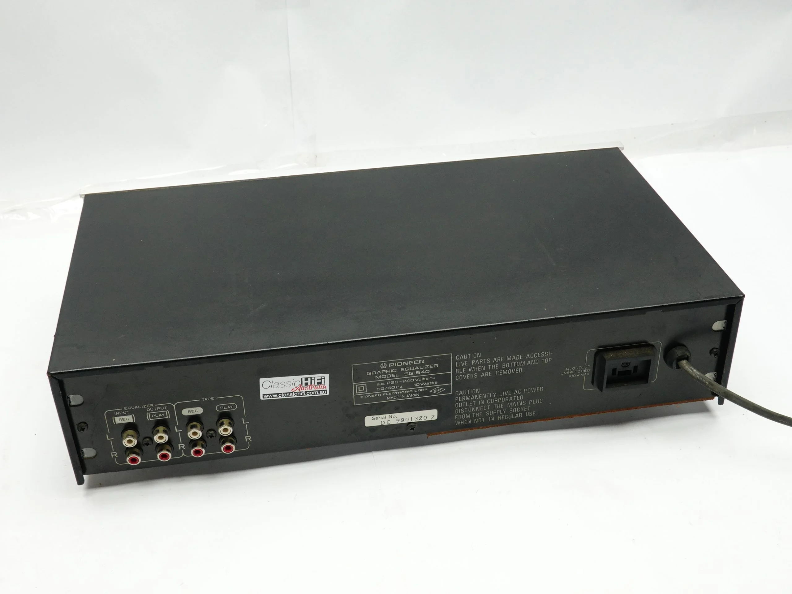 Pioneer SG-540 Graphic Equalizer - Image 4