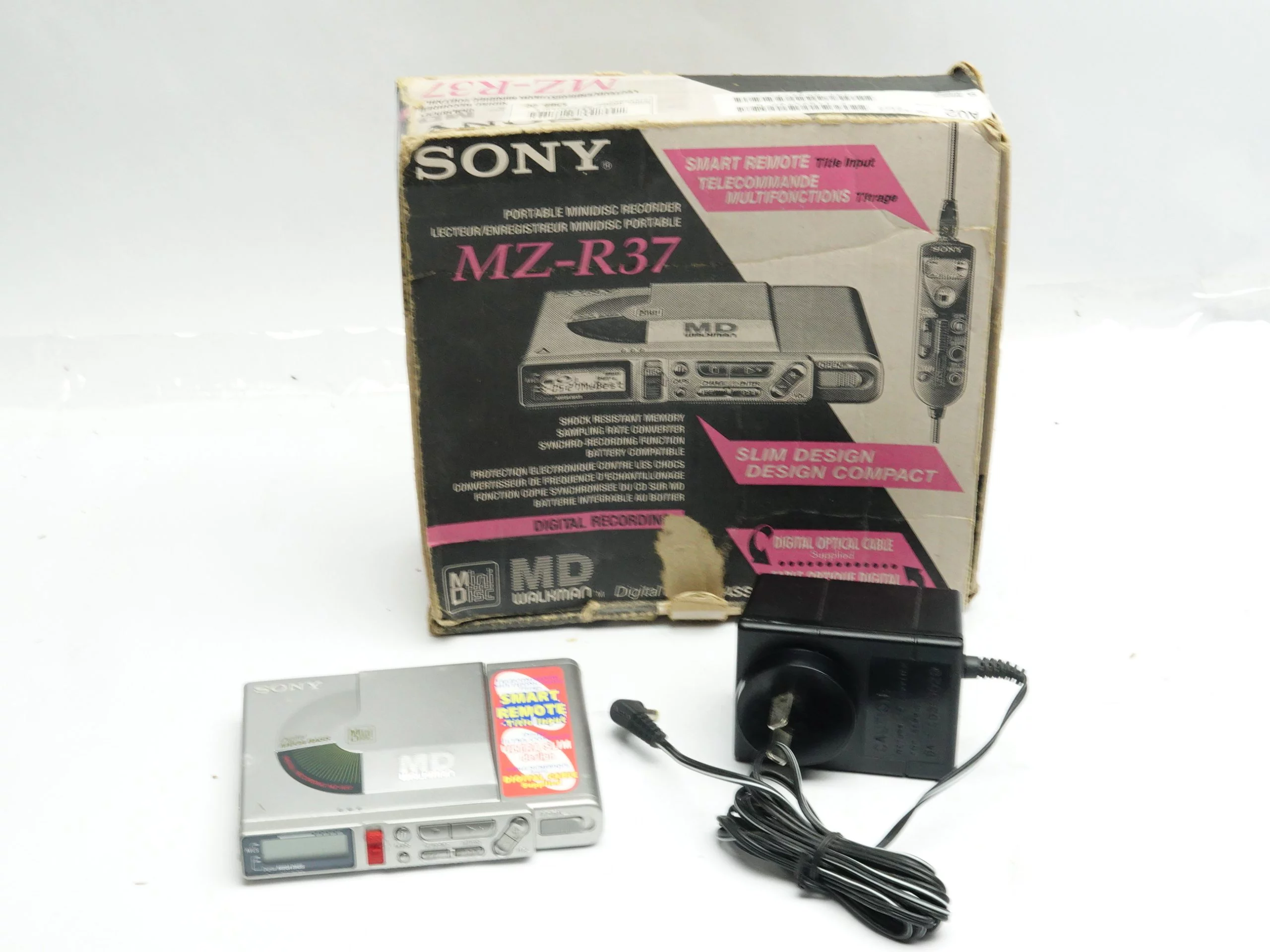 SONY MZ-R37 MiniDisc Player/Recorder