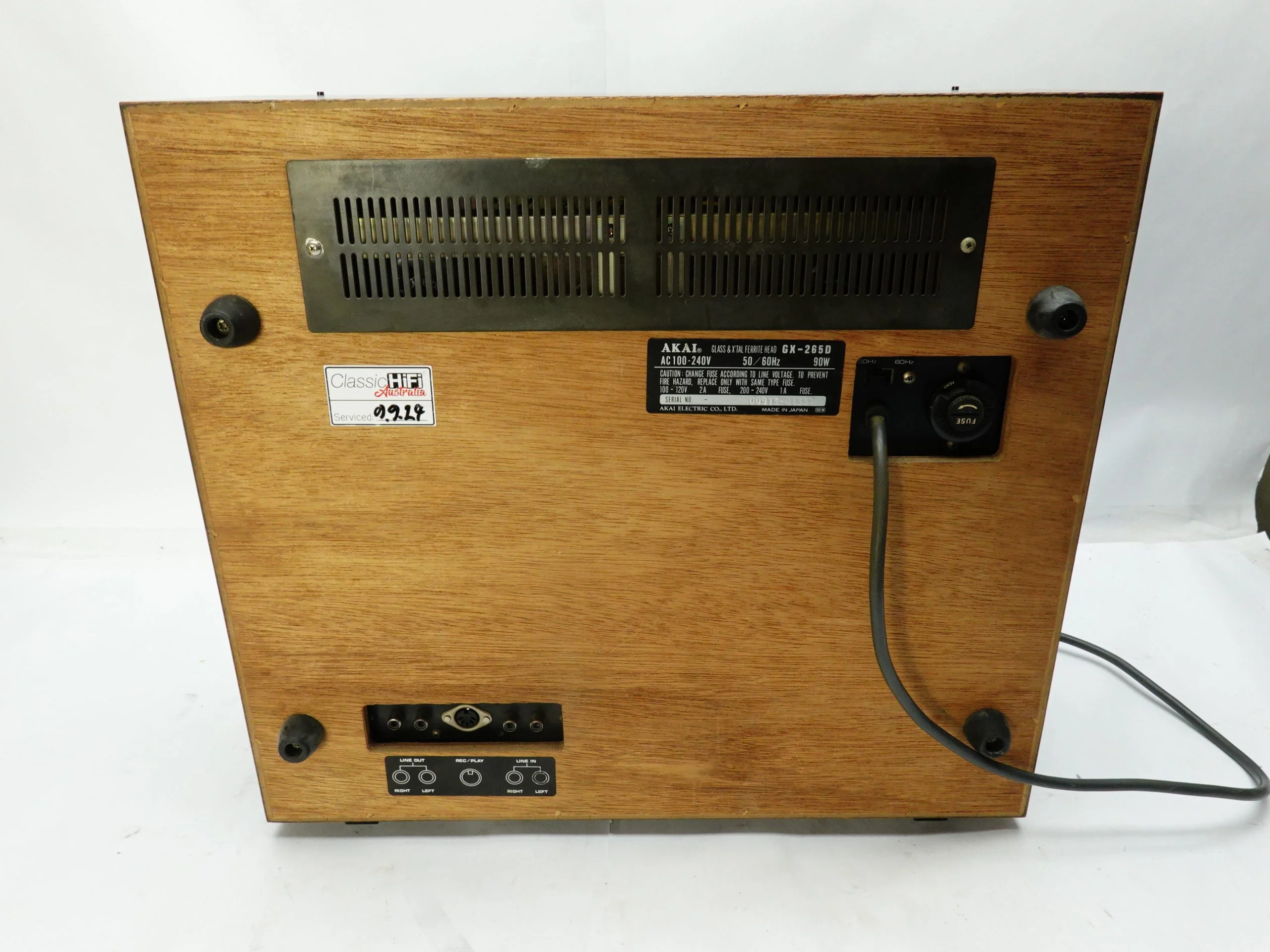 AKAI GX-265D Auto Reverse Reel to Reel (fully serviced) - Image 8