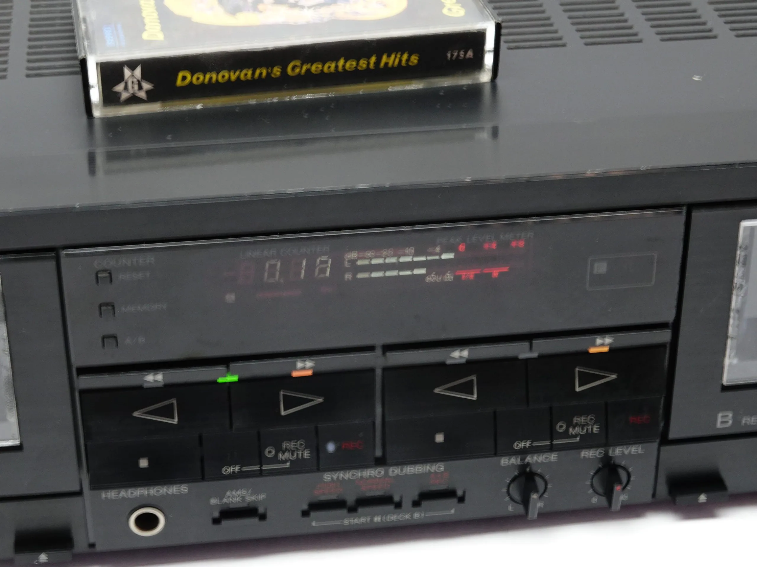 SONY TC-WR810 Double Cassette Deck - Image 3