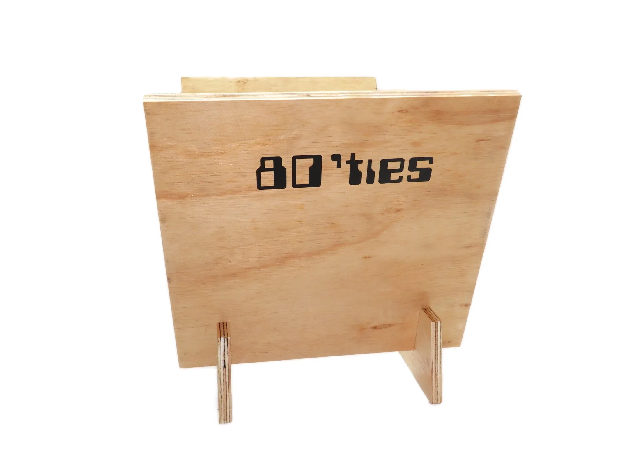 Record Stand with Leather Protector (fits 100 records) - Image 4
