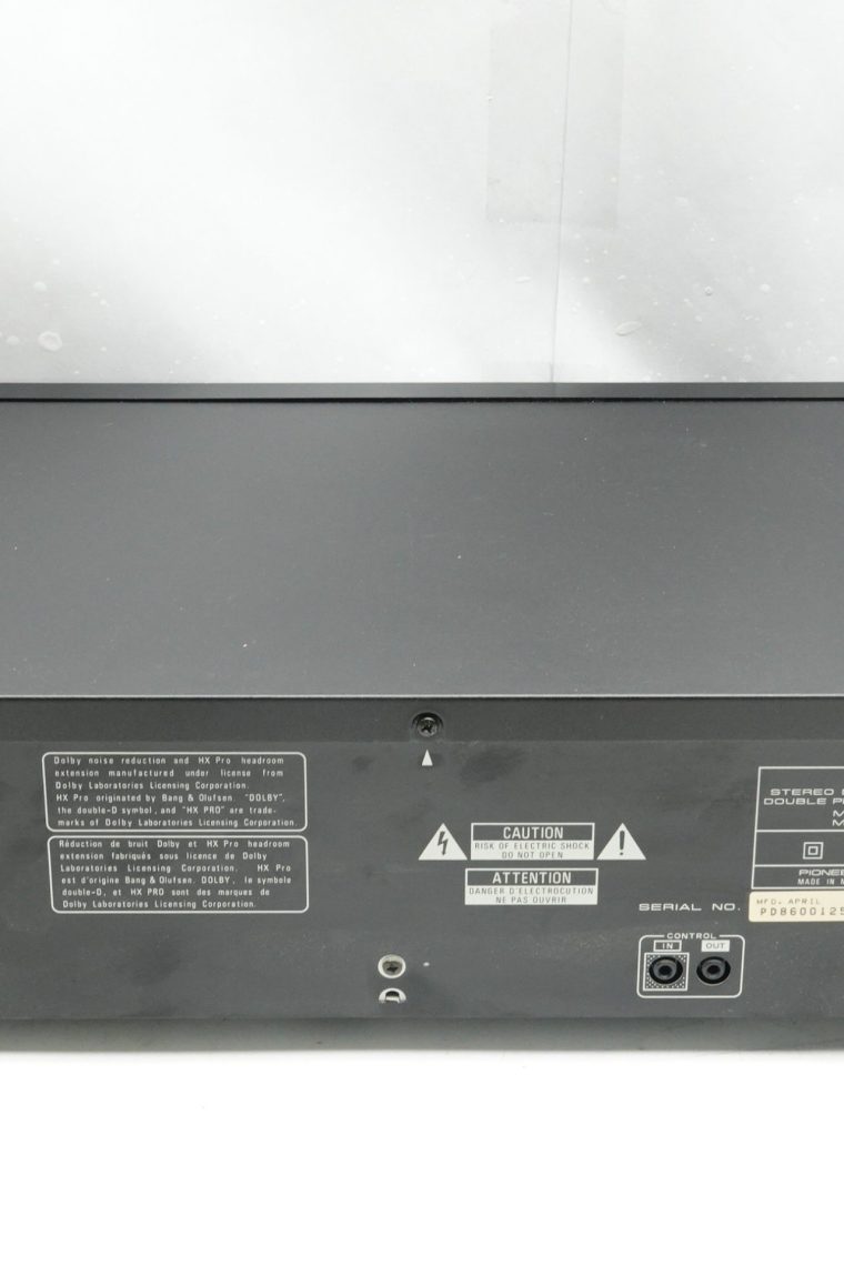 Pioneer CT-W404R Double Cassette Deck - Image 6