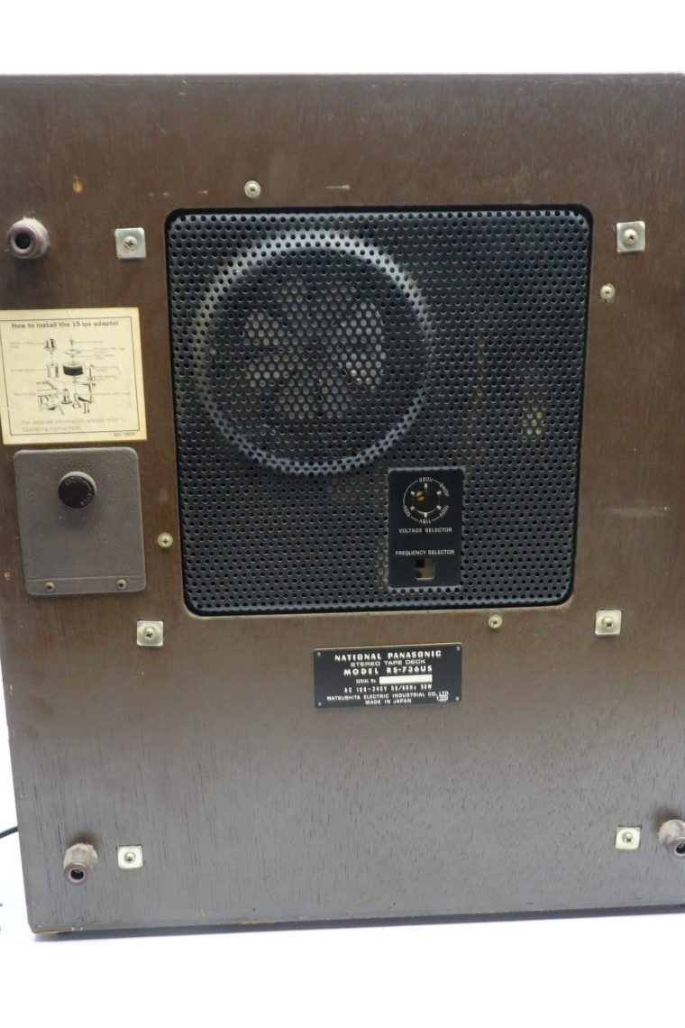 National Panasonic RS-736us Reel to Reel (15 IPS) - Image 8