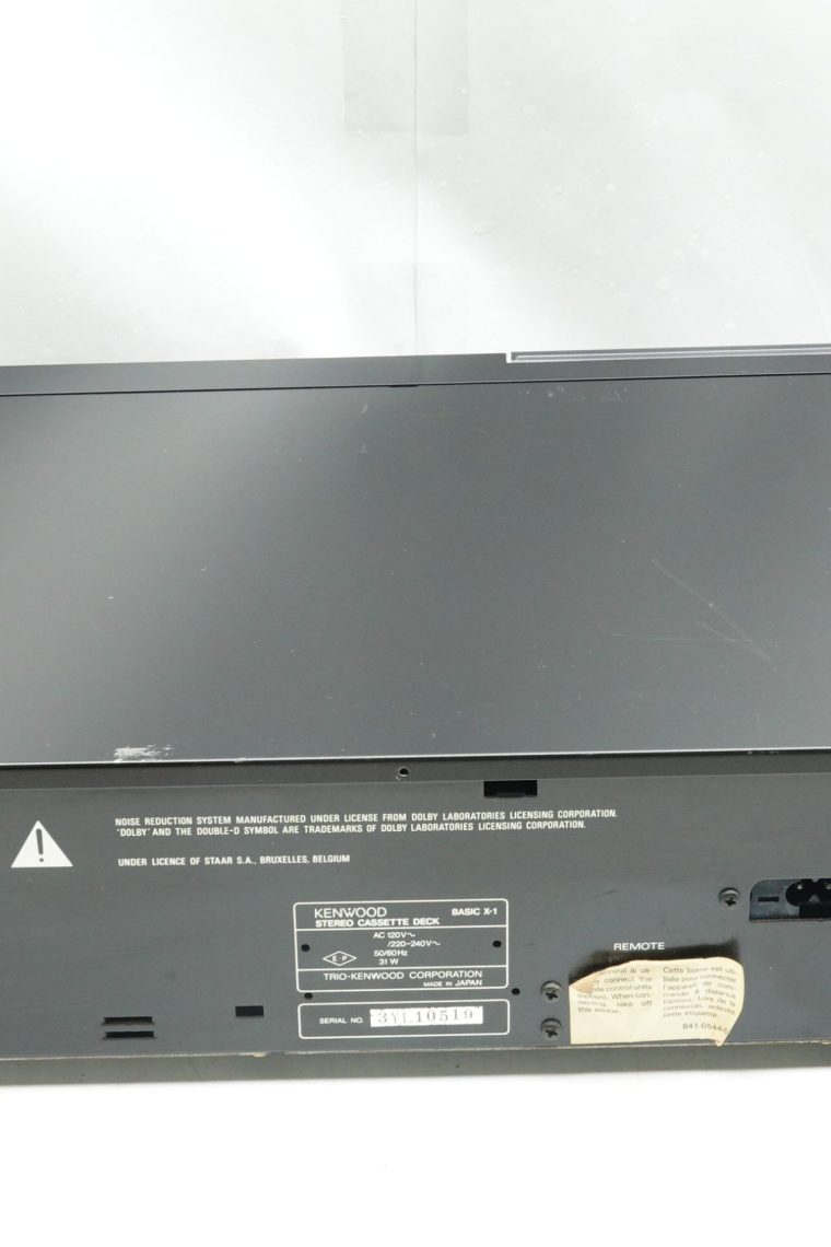 Kenwood Basic X1 Cassette Deck - Image 6