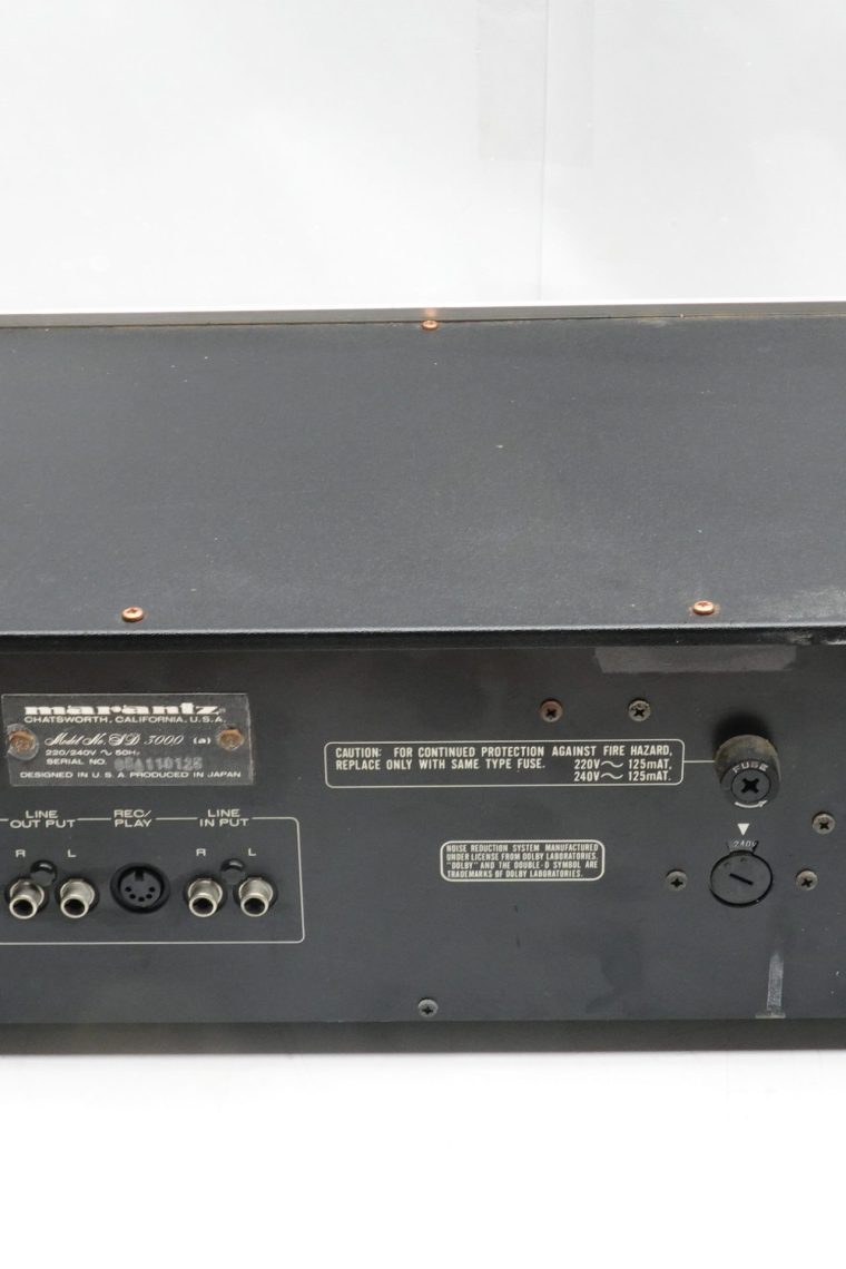Marantz SD3000 Two Speed Cassette Deck - Image 4