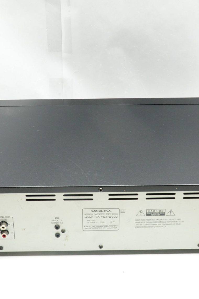 Onkyo Double Cassette Deck TA-RW222 - Image 4