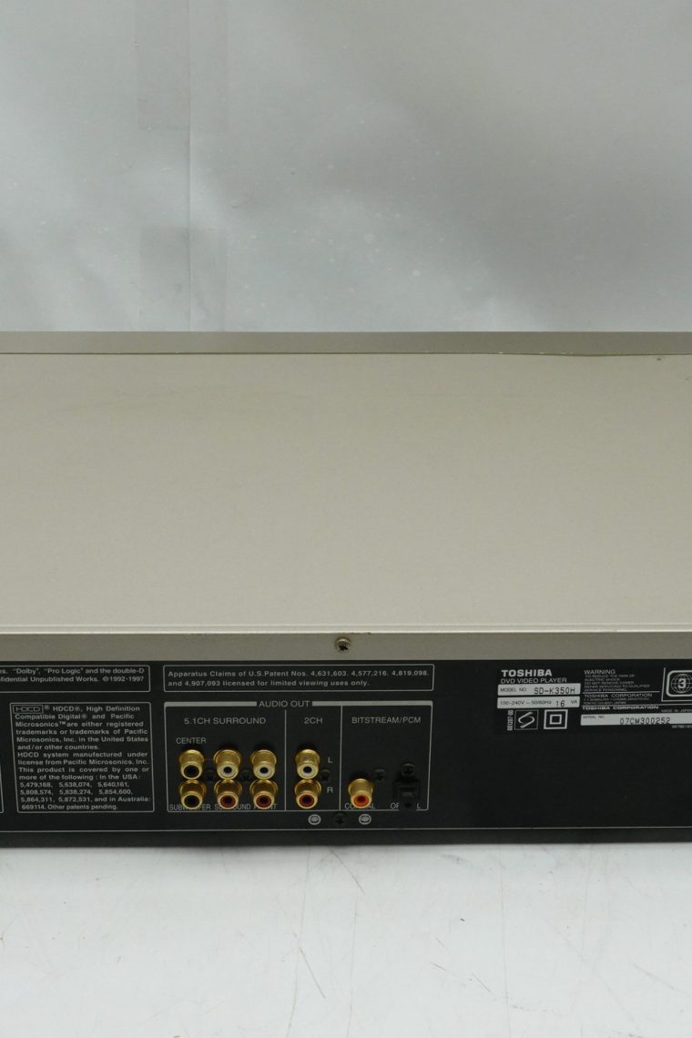 Toshiba SD-K350H Dual CD / DVD Player - Image 4