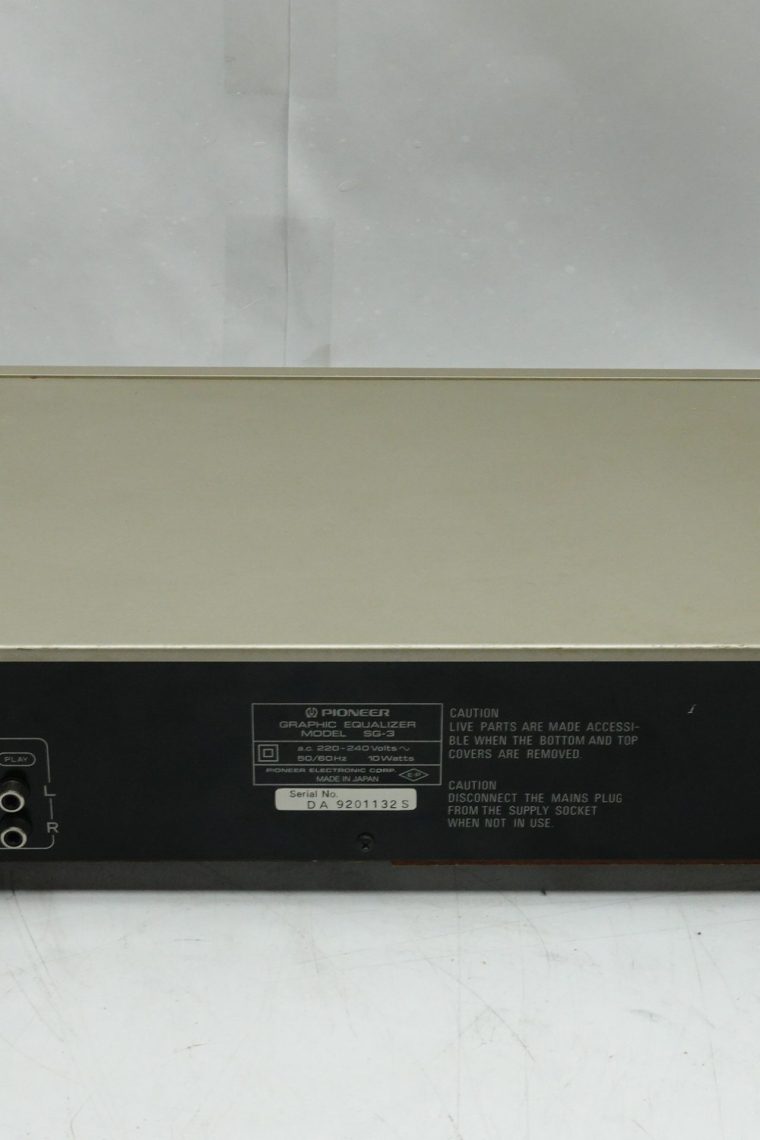 Pioneer SG-3 Graphic Equalizer - Image 4
