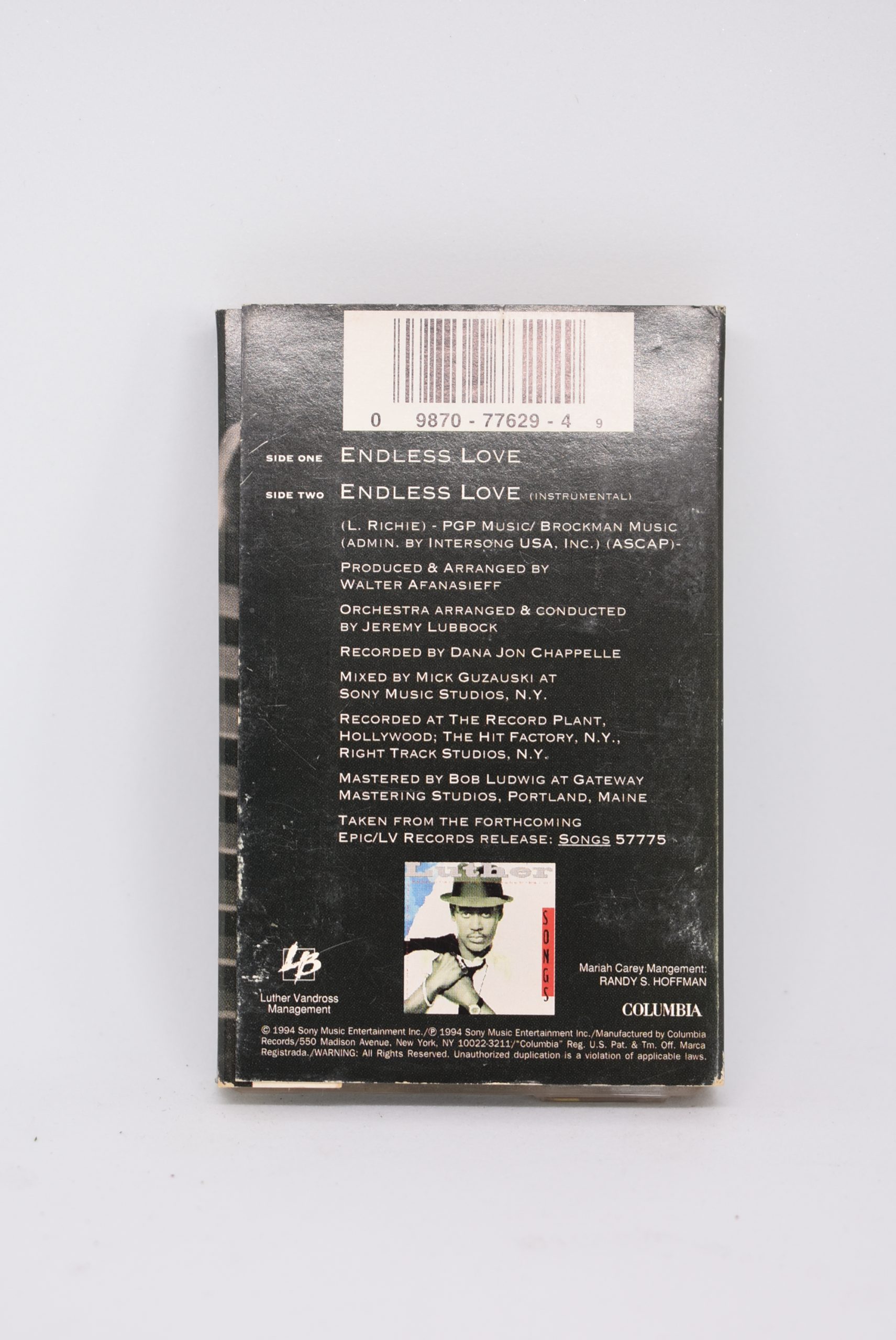 Luther Vandross & Mariah Carey - Endless Love (cassinble) - Image 2