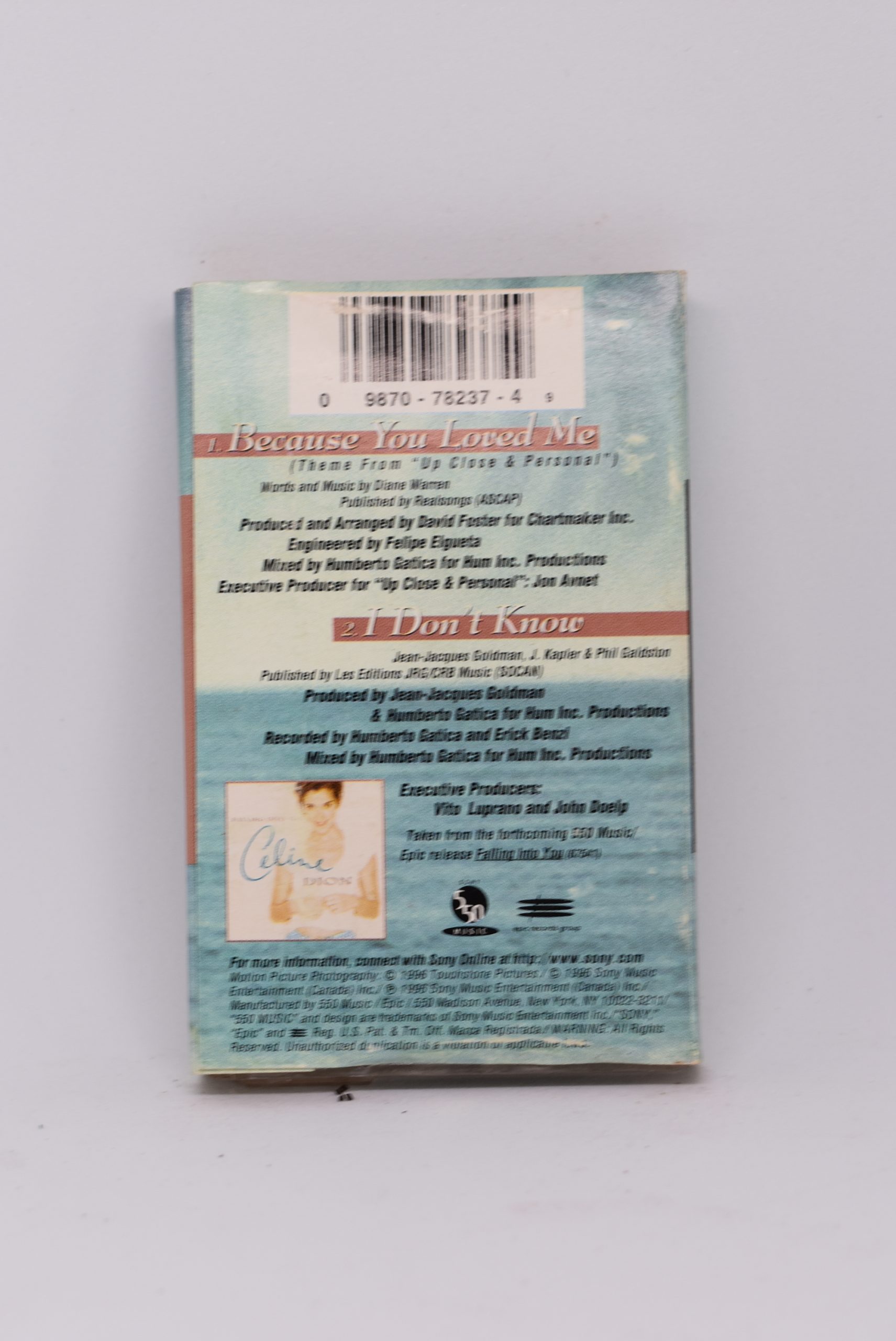 Celine Dion - Because you love me (cassingle) - Image 2