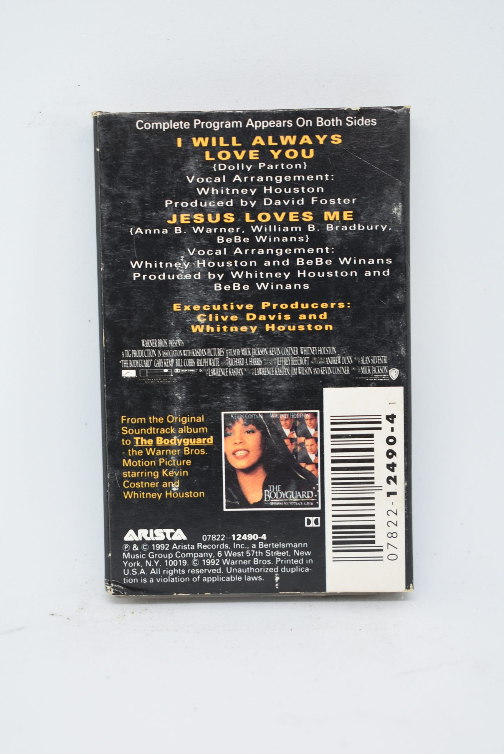 Whithey Houston - I will always love you (cassingle) - Image 2