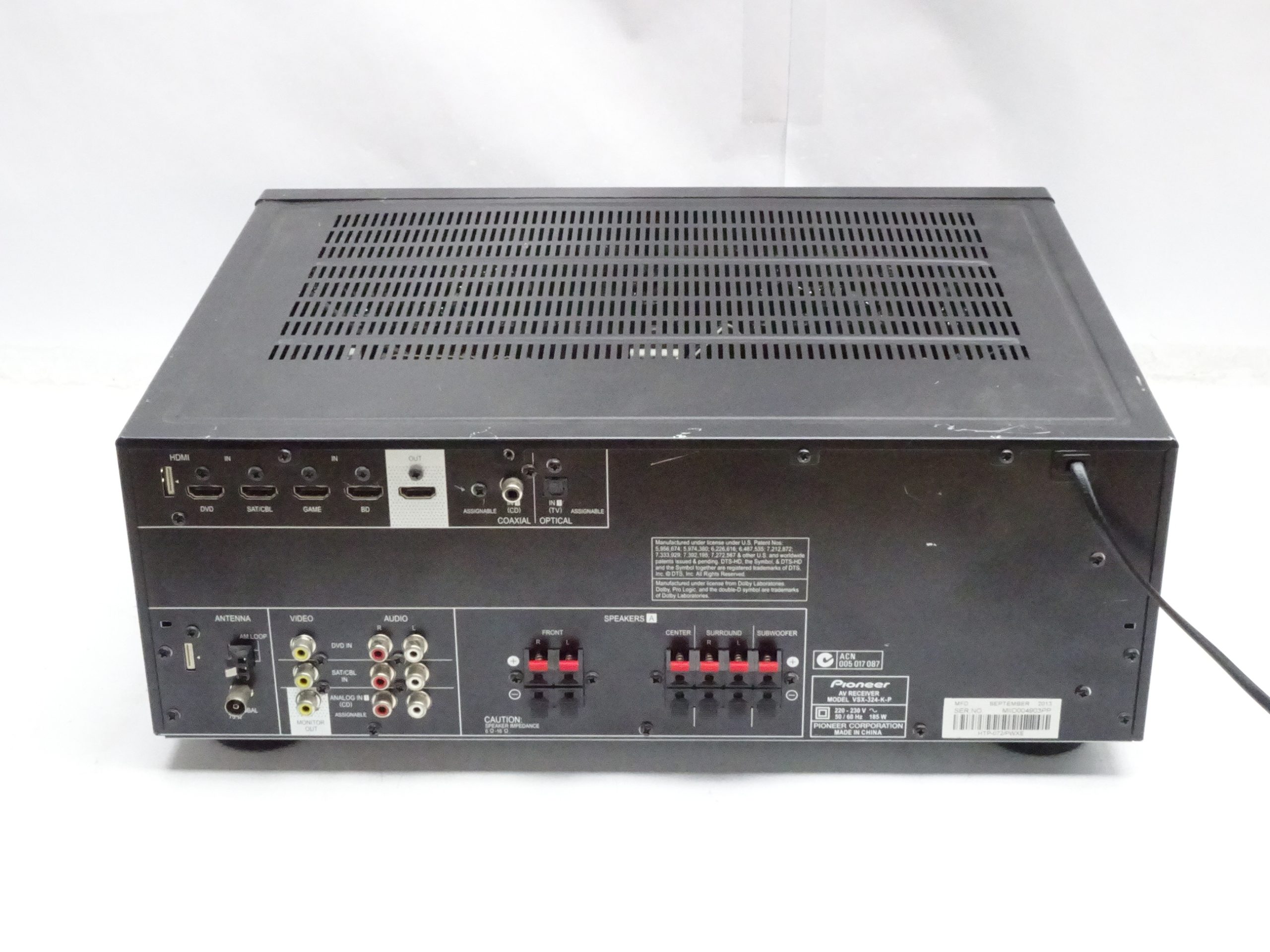 Pioneer VSX324-K-P HDMI Receiver - Image 3