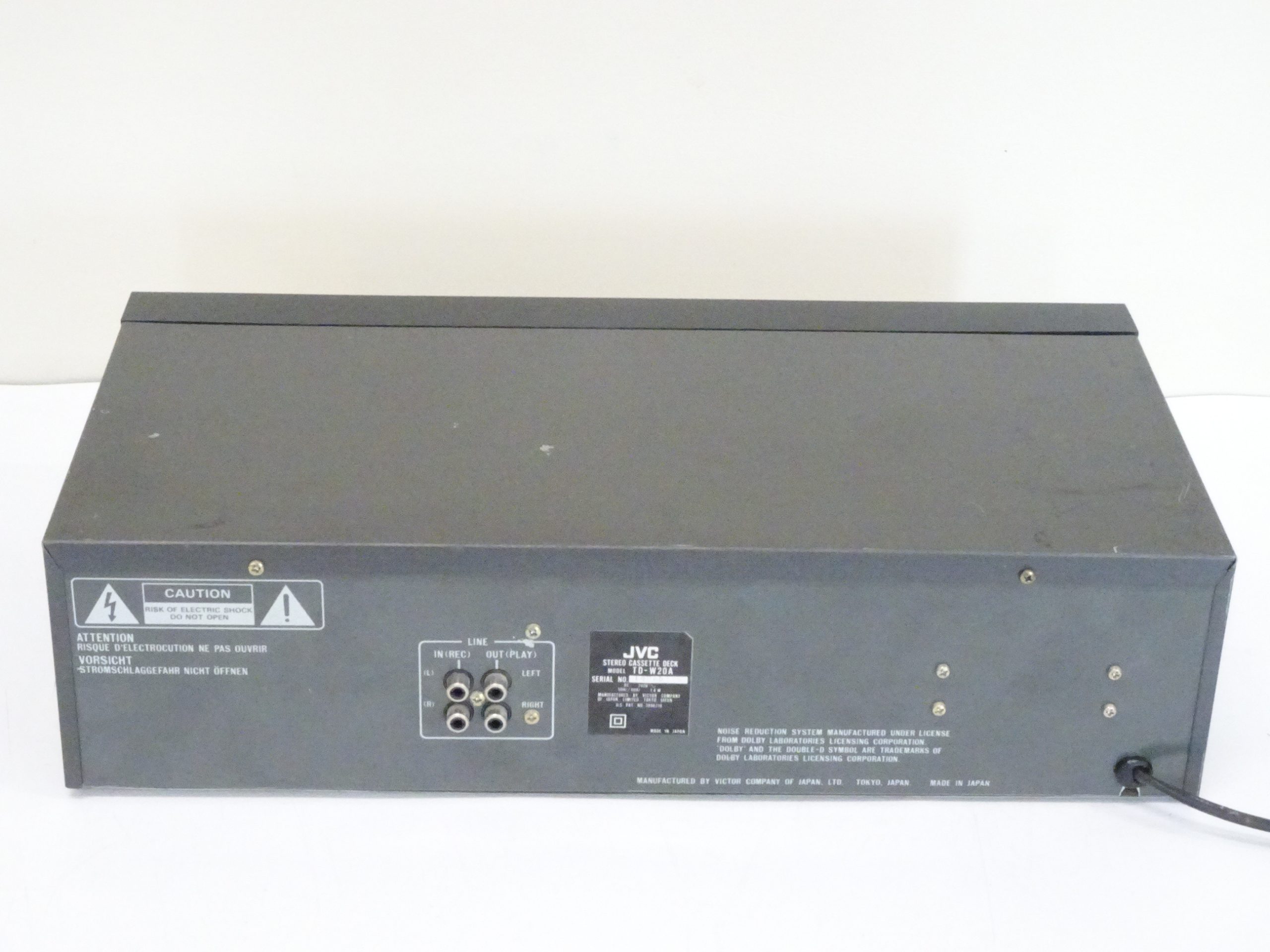 JVC TD-20 Double Cassette Deck - Image 3