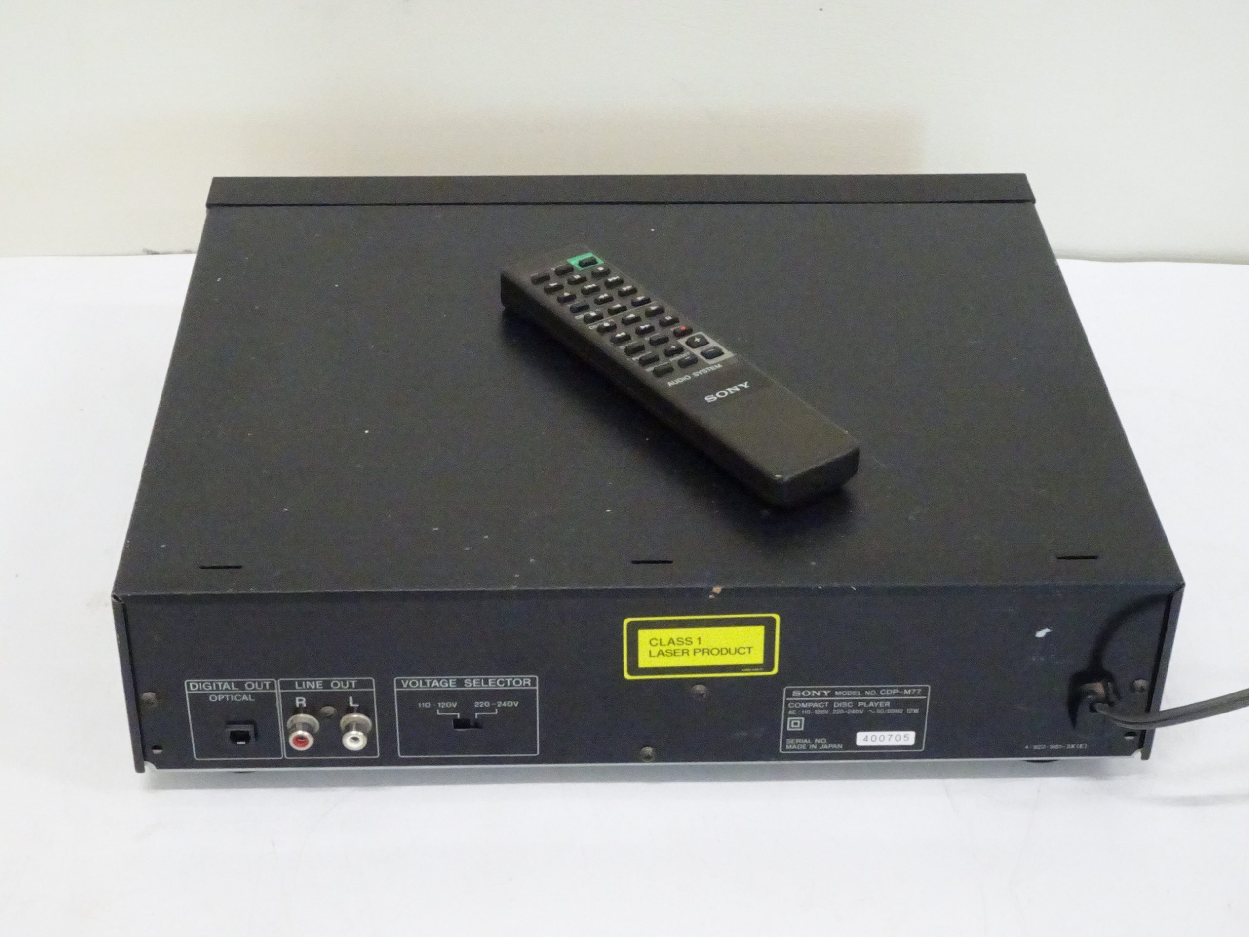 SONY CD-M77 CD Player - Image 5