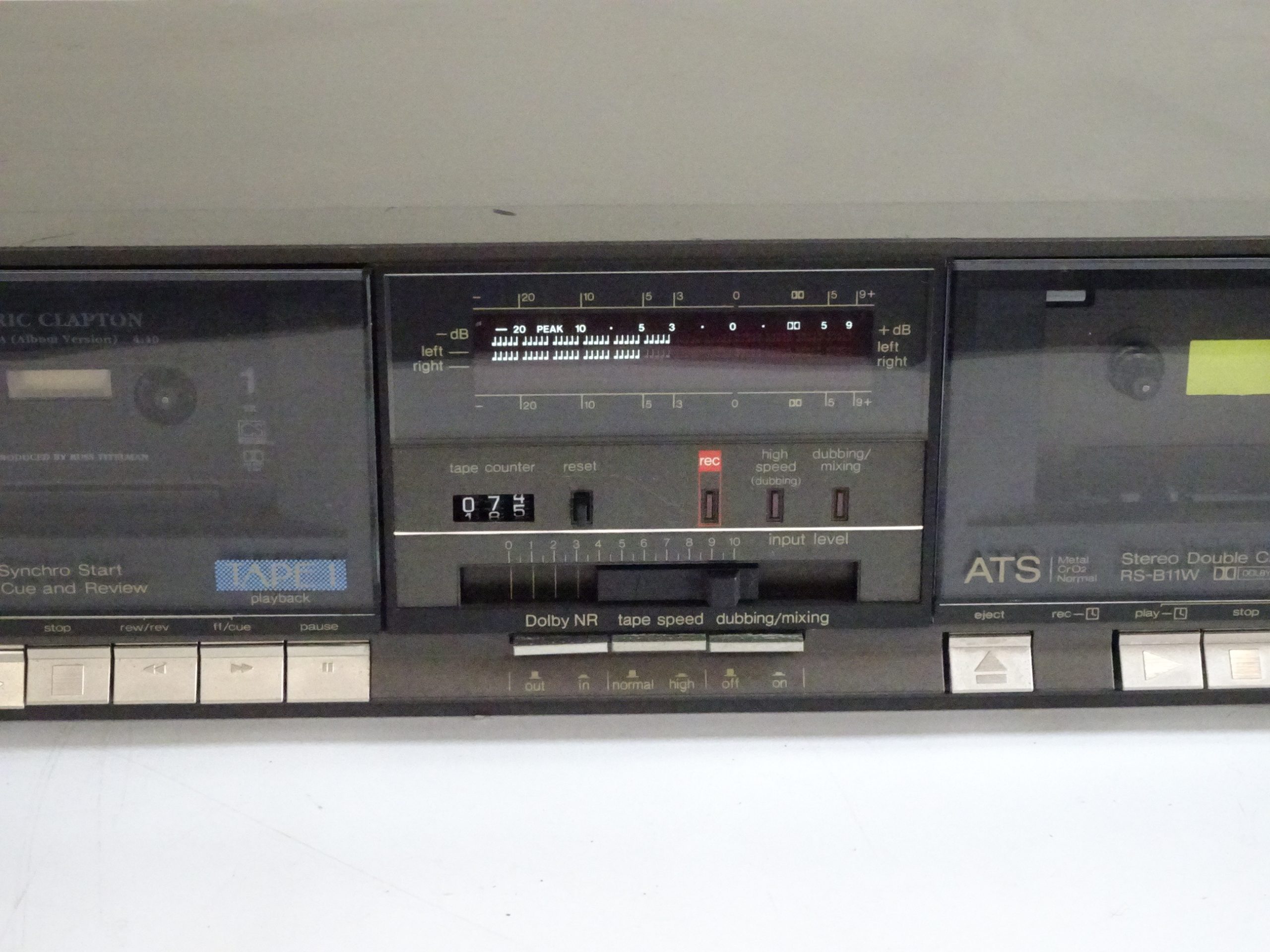 Technics RS-B11W Double Cassette Deck - Image 3