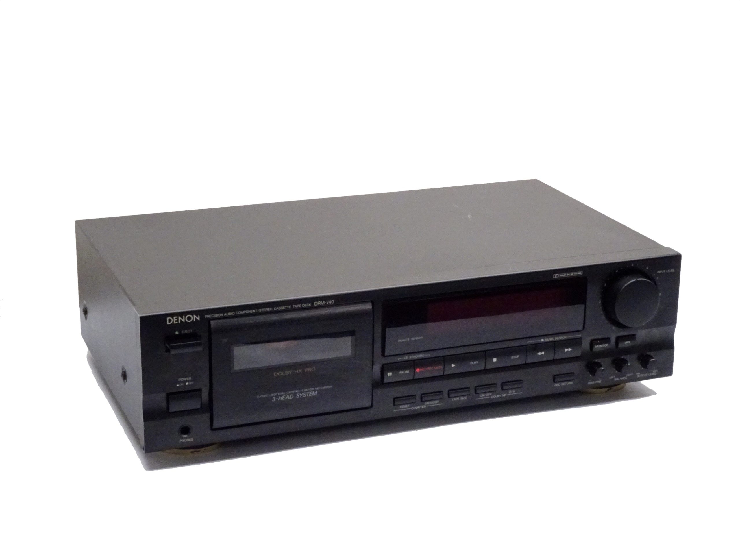 Denon DRM-740 Audiophile 3 Head Cassette Deck