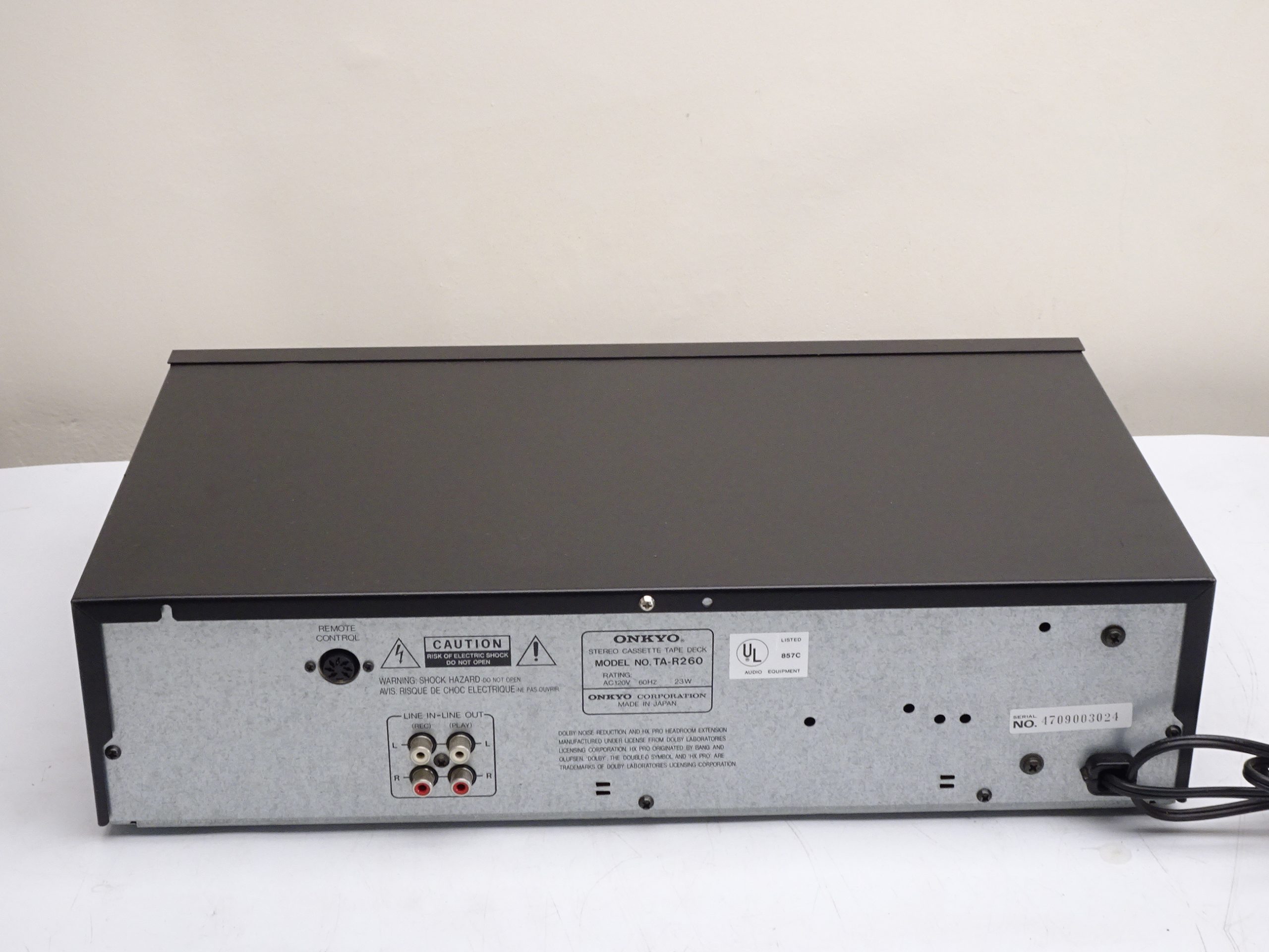 Onkyo TA-R260 AutoReverse Cassette Deck - Image 4
