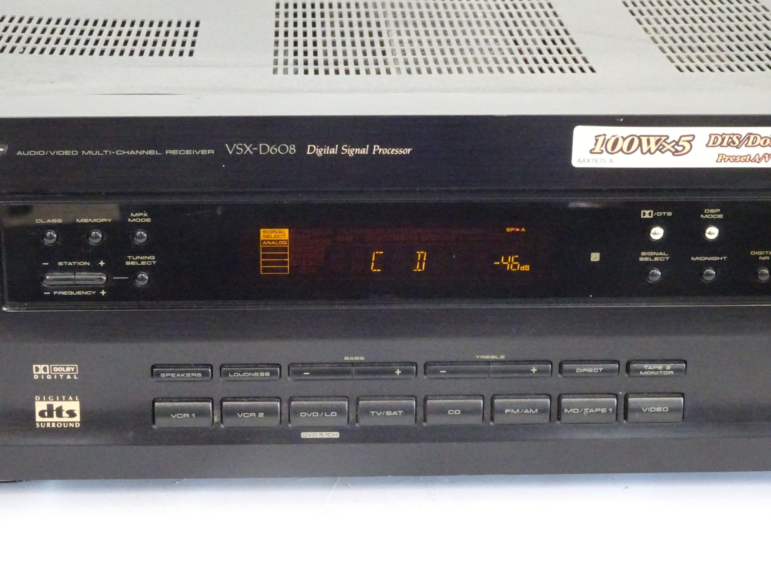 Pioner VSX-D608 AV Receiver - Image 3