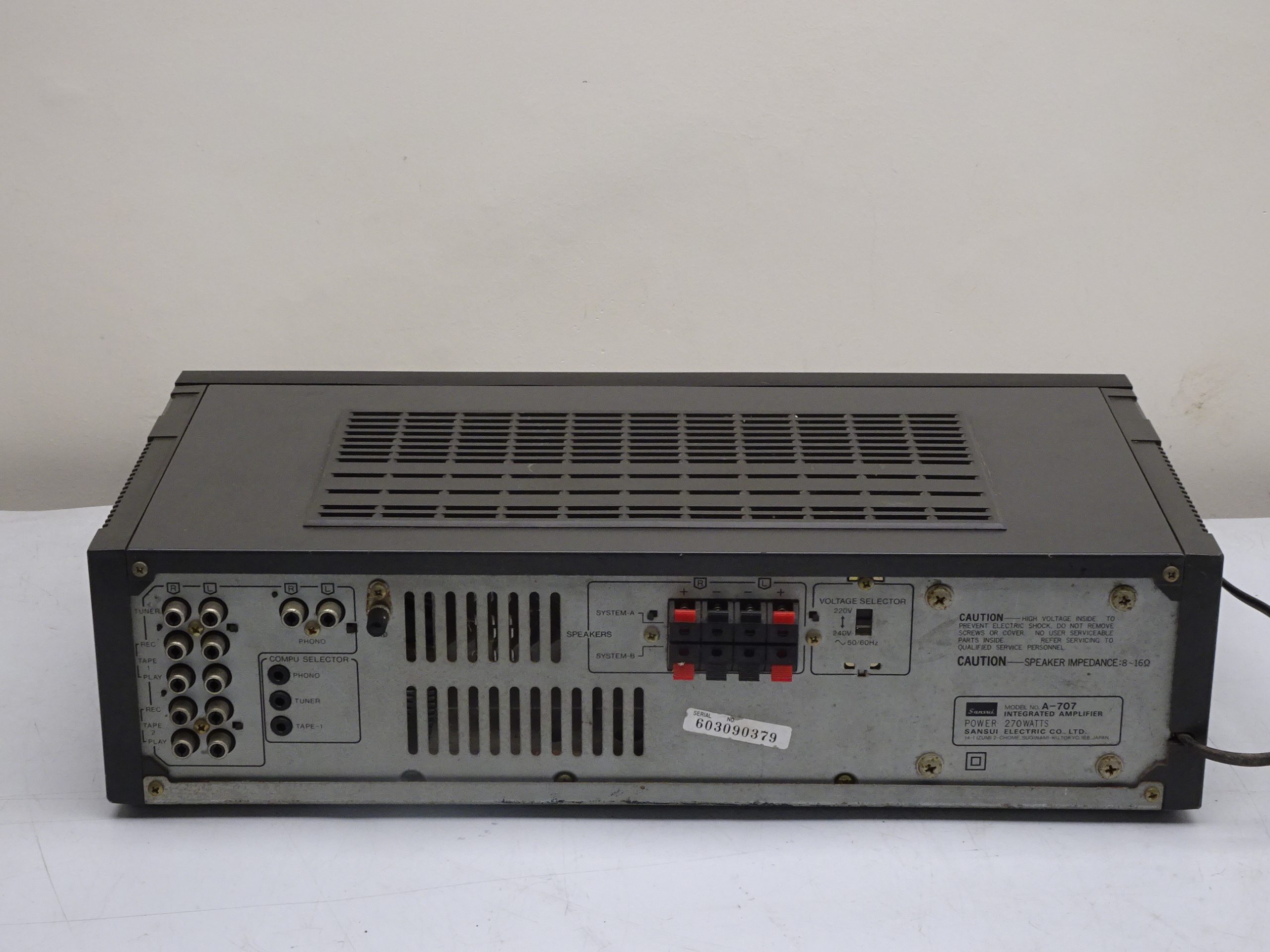 Sansui A-707 Amplifier - Image 3