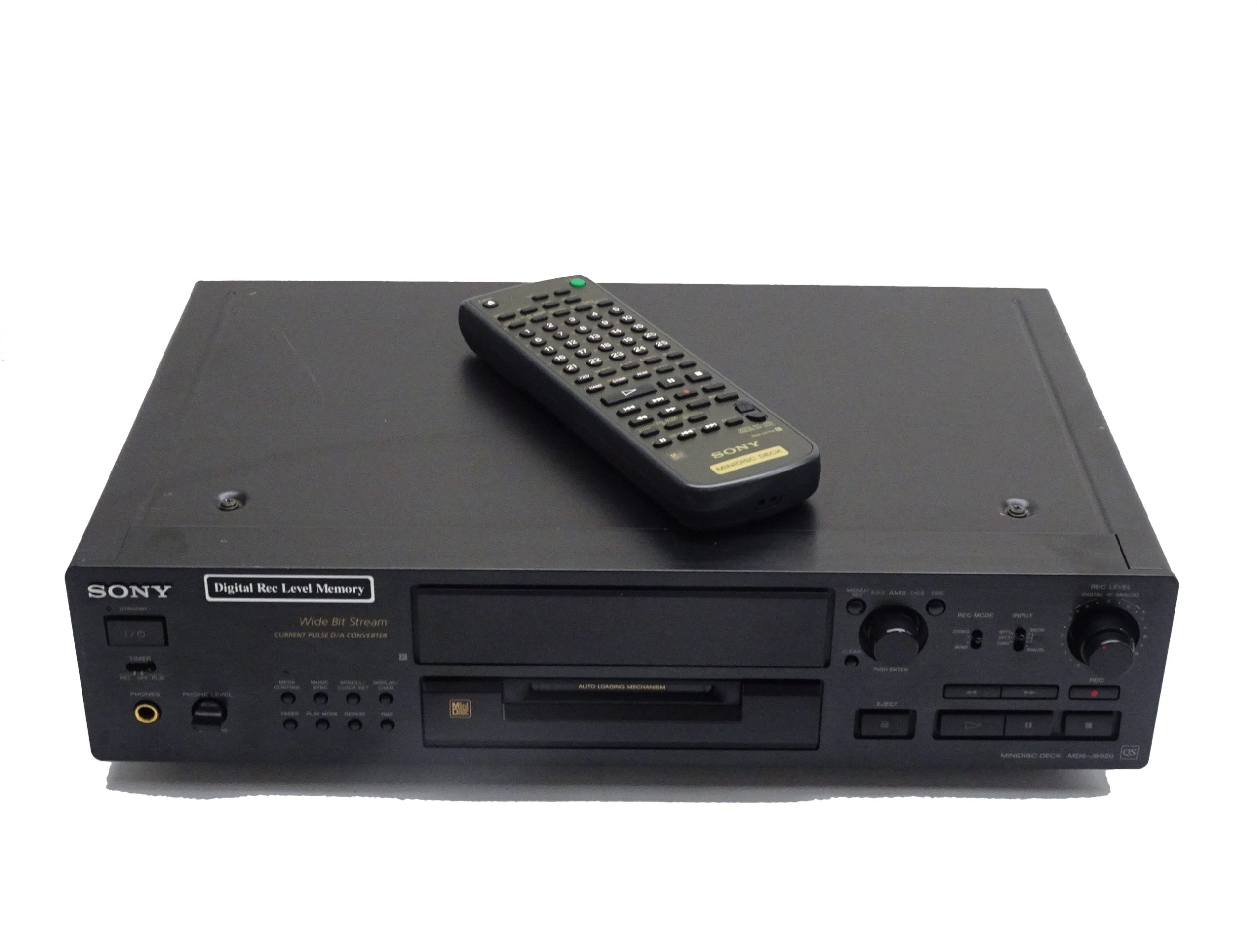 SONY MDS-JB920 Audiophile MiniDisc Recorder - Image 2