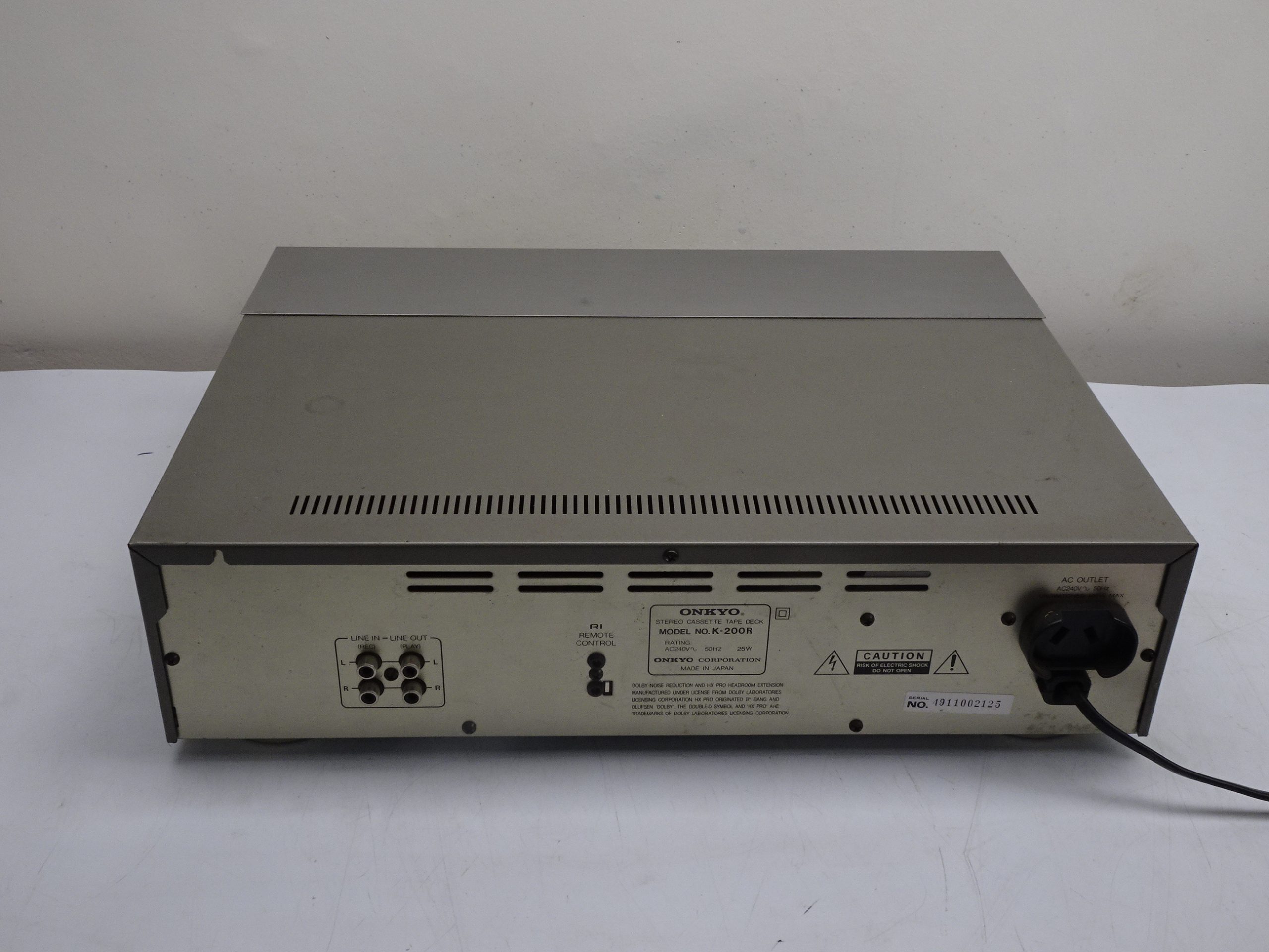 Onkyo K-200R AutoReverse Cassette Deck - Image 4
