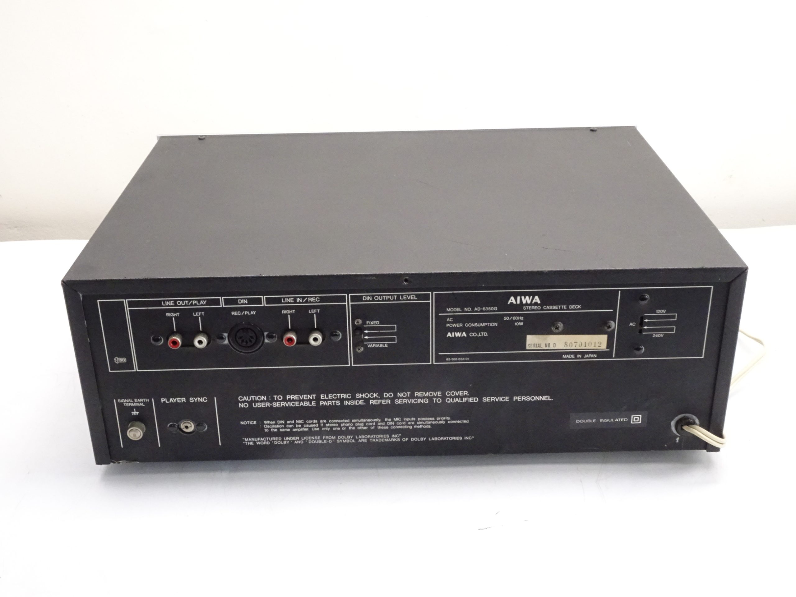 AIWA AD-6350 Audiophile Cassette Deck - Image 5