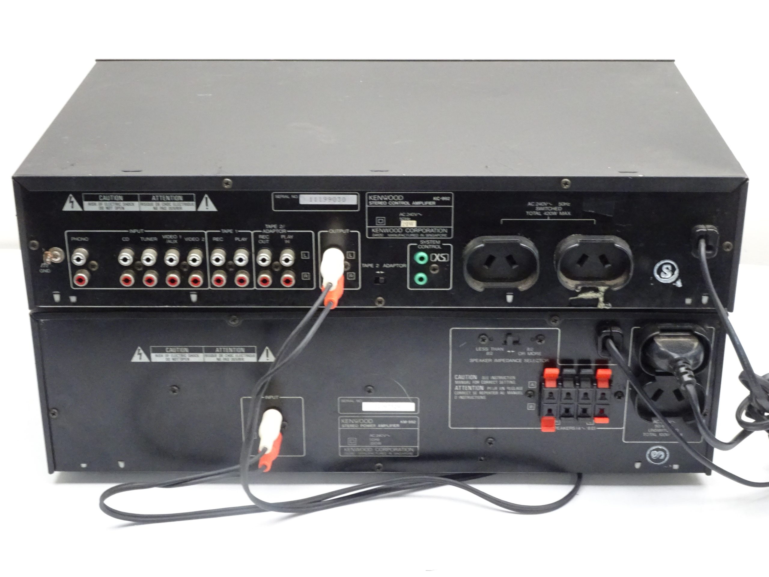 Kenwood KC-992/KM-992 Pre and Power Amp Combo - Image 4