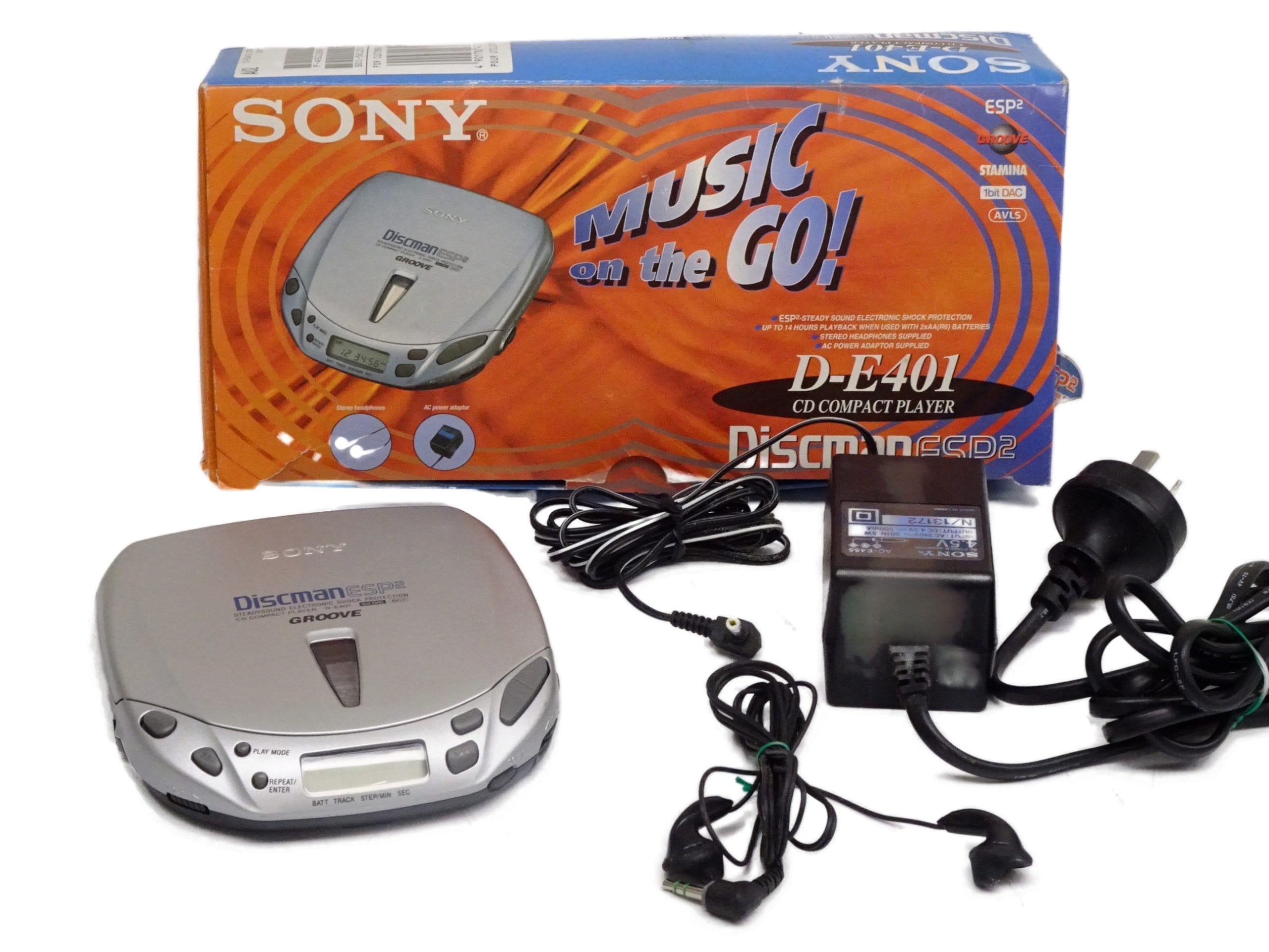 Sony D-E401 Discman (portable CD player)