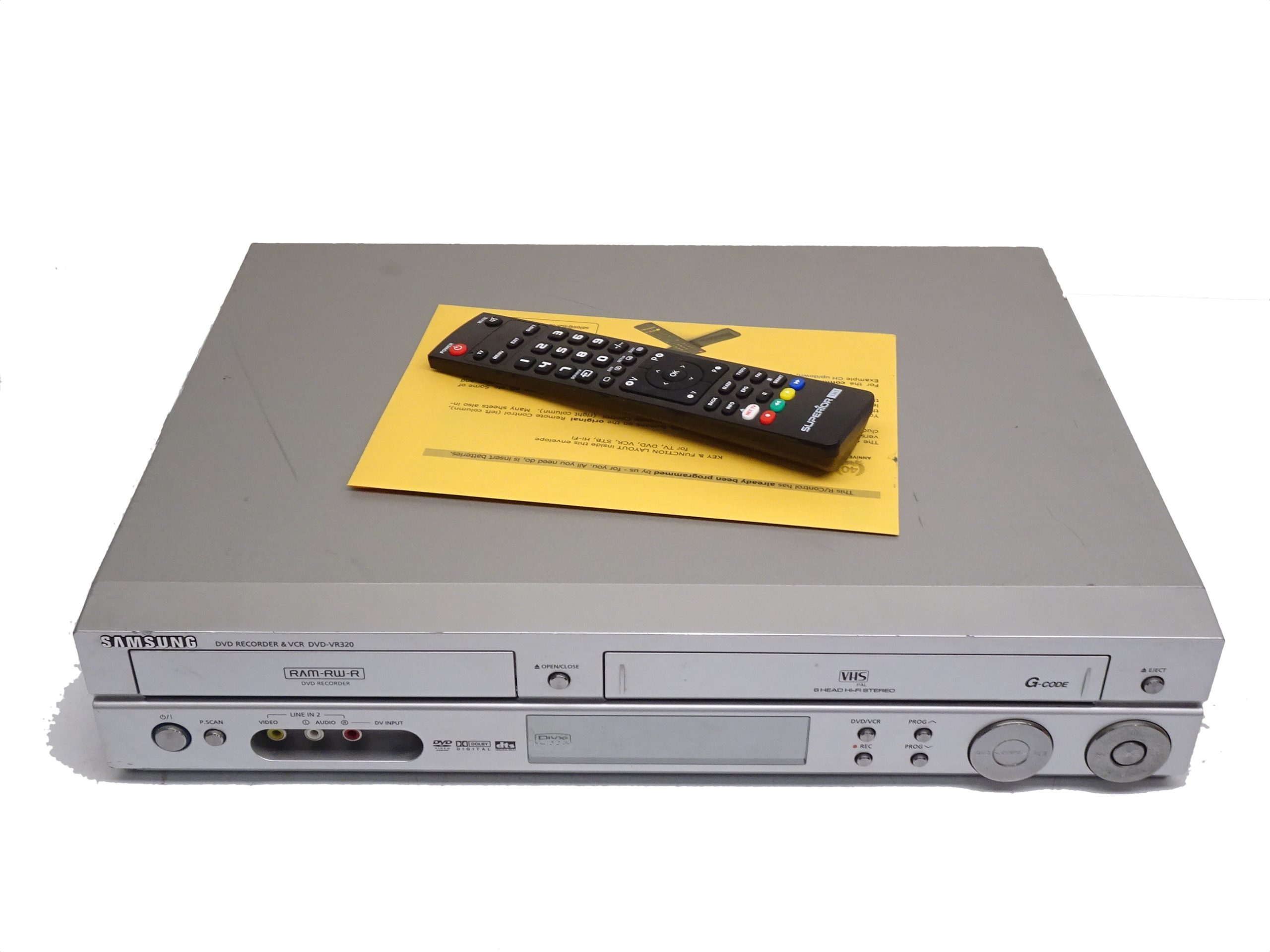 Samsung DVD-VR320 6 Head HiFi VHS / DVD Recorder Combo - Image 2
