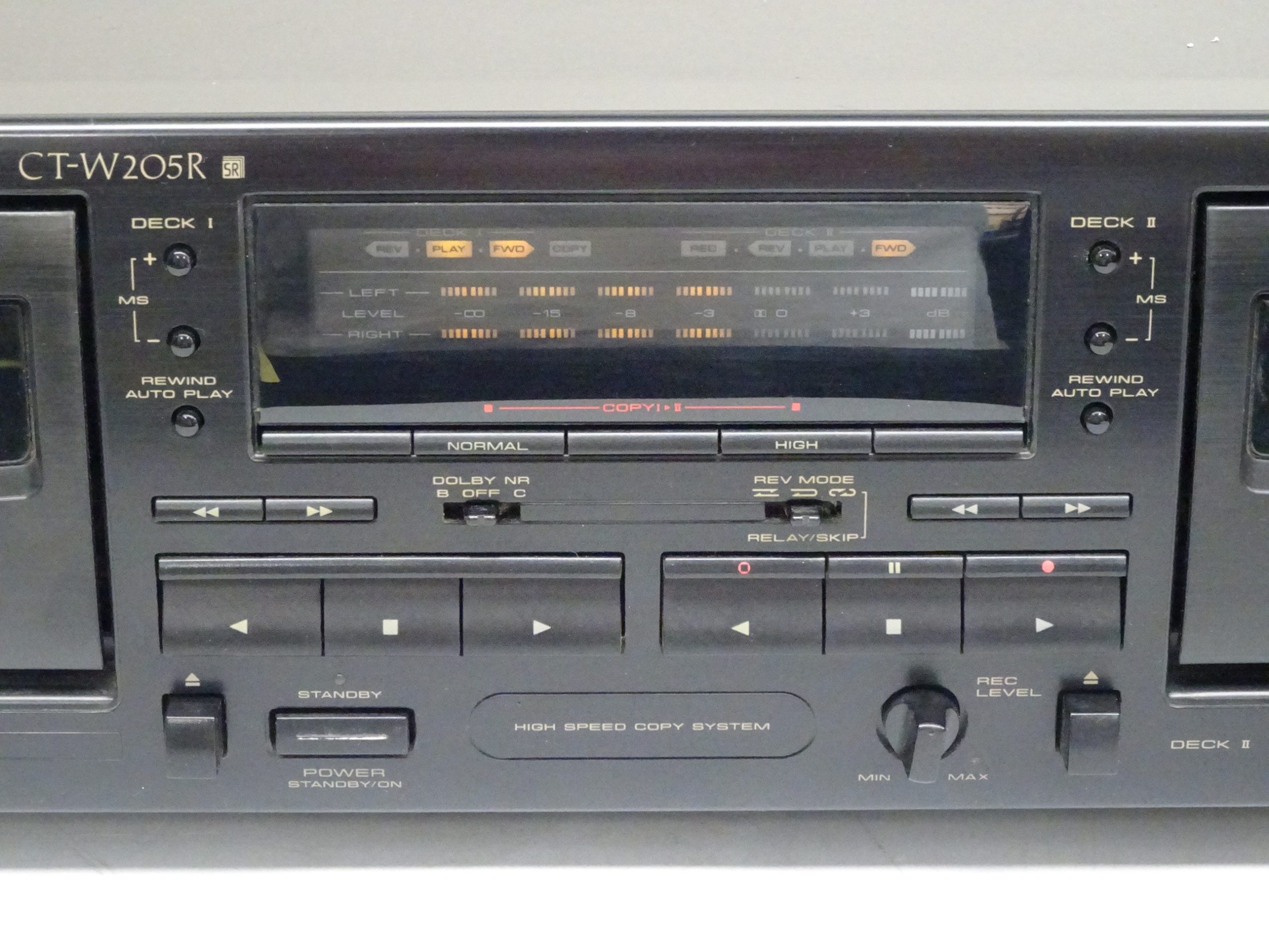 Pioneer CT-W205R Double Cassette Deck - Image 3